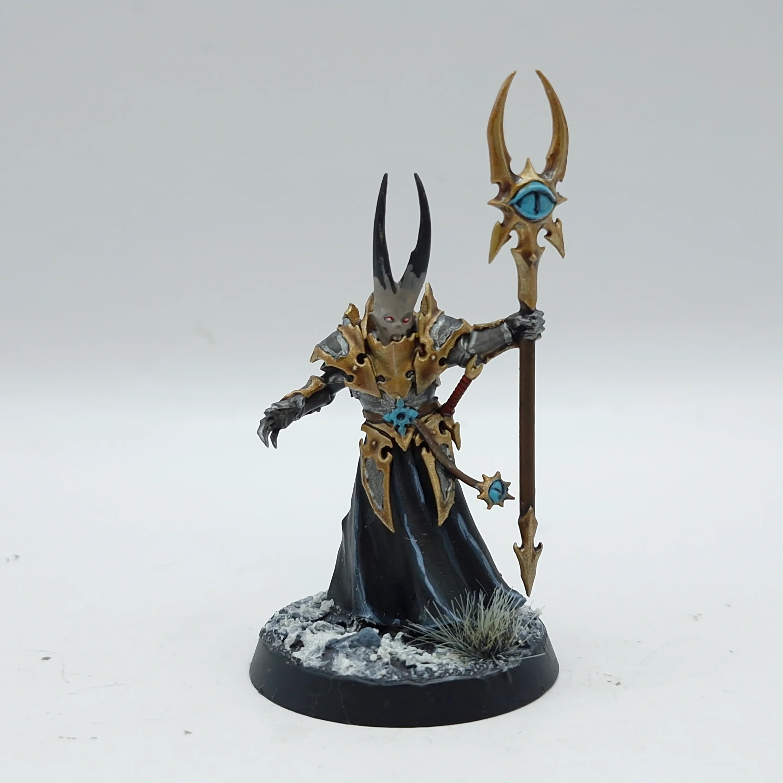 Warhammer Age of Sigmar: Slaves to Darkness Chaos Lord and Sorcerer - Well Painted (AQ104) - Image 2