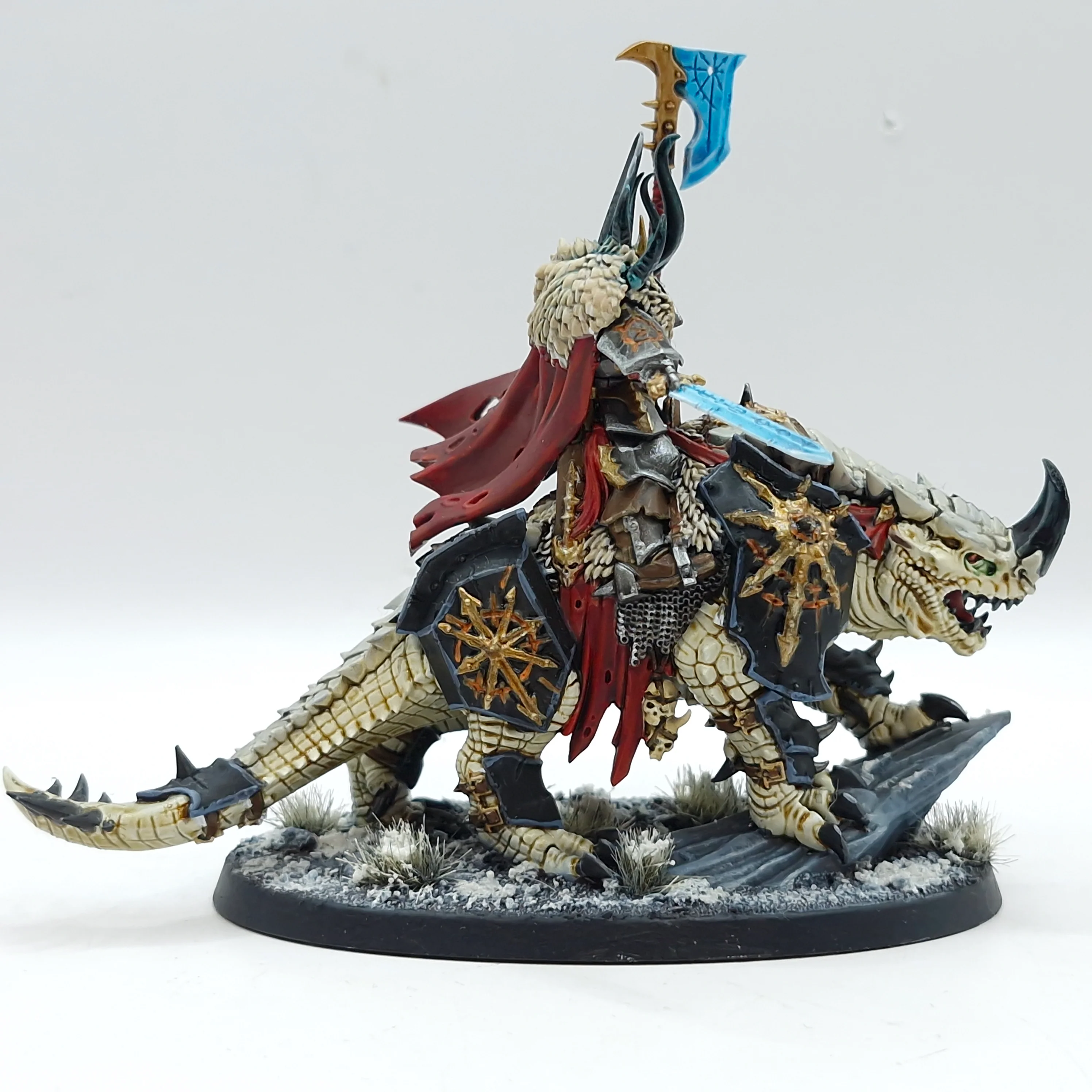 Warhammer Age of Sigmar: Slaves to Darkness Chaos Lord on Karkadrak - Well Painted (AC260) - Image 6
