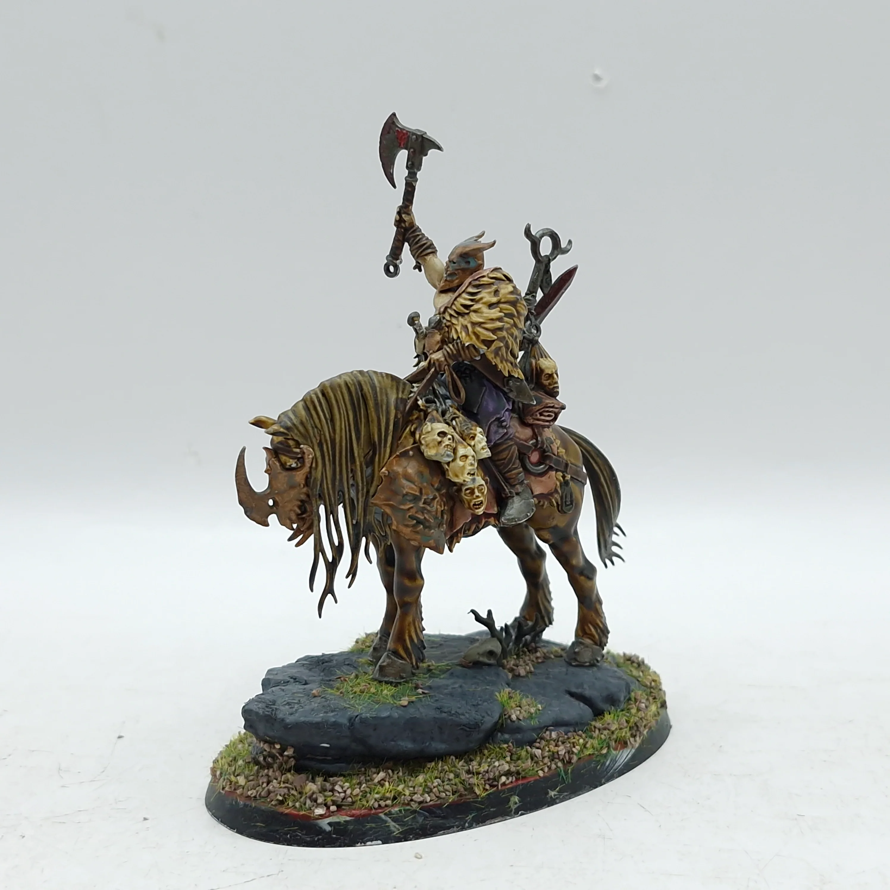 Warhammer Age of Sigmar: Slaves to Darkness Darkoath Chieftain on Warsteed (BI050) - Image 2