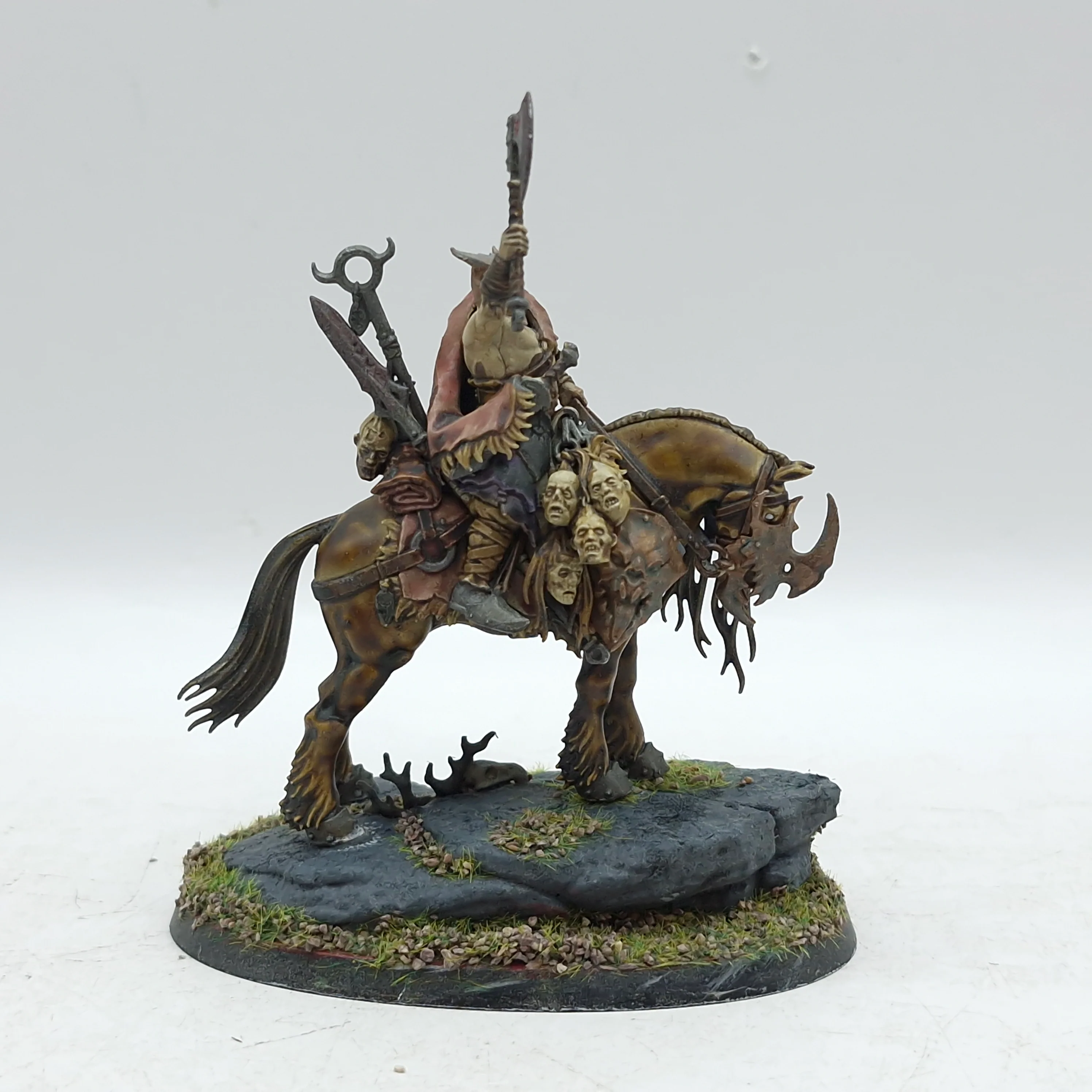 Warhammer Age of Sigmar: Slaves to Darkness Darkoath Chieftain on Warsteed (BI050) - Image 5