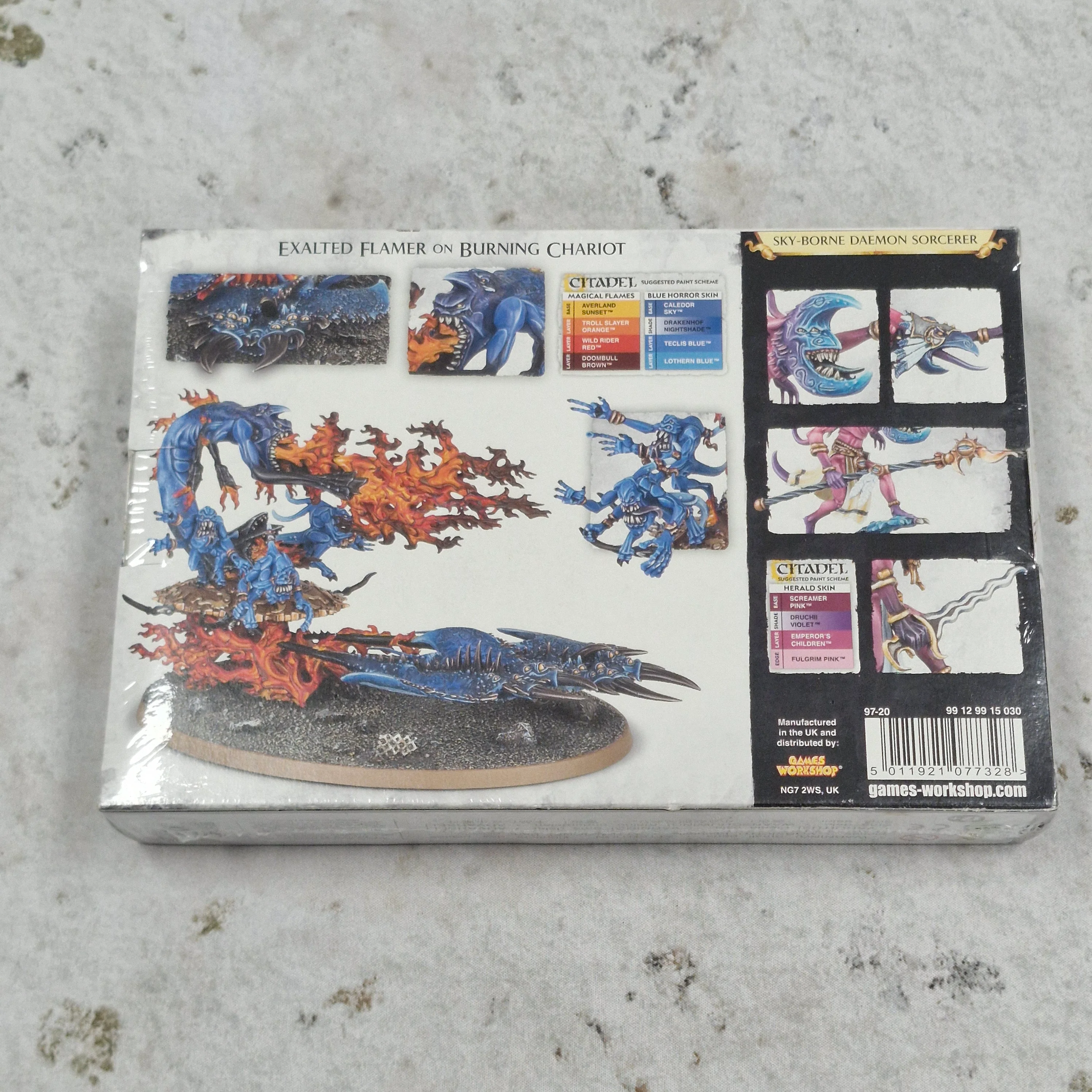 Warhammer Age of Sigmar Herald of Tzeentch on Burning Chariot - in Box BB233 - Image 2