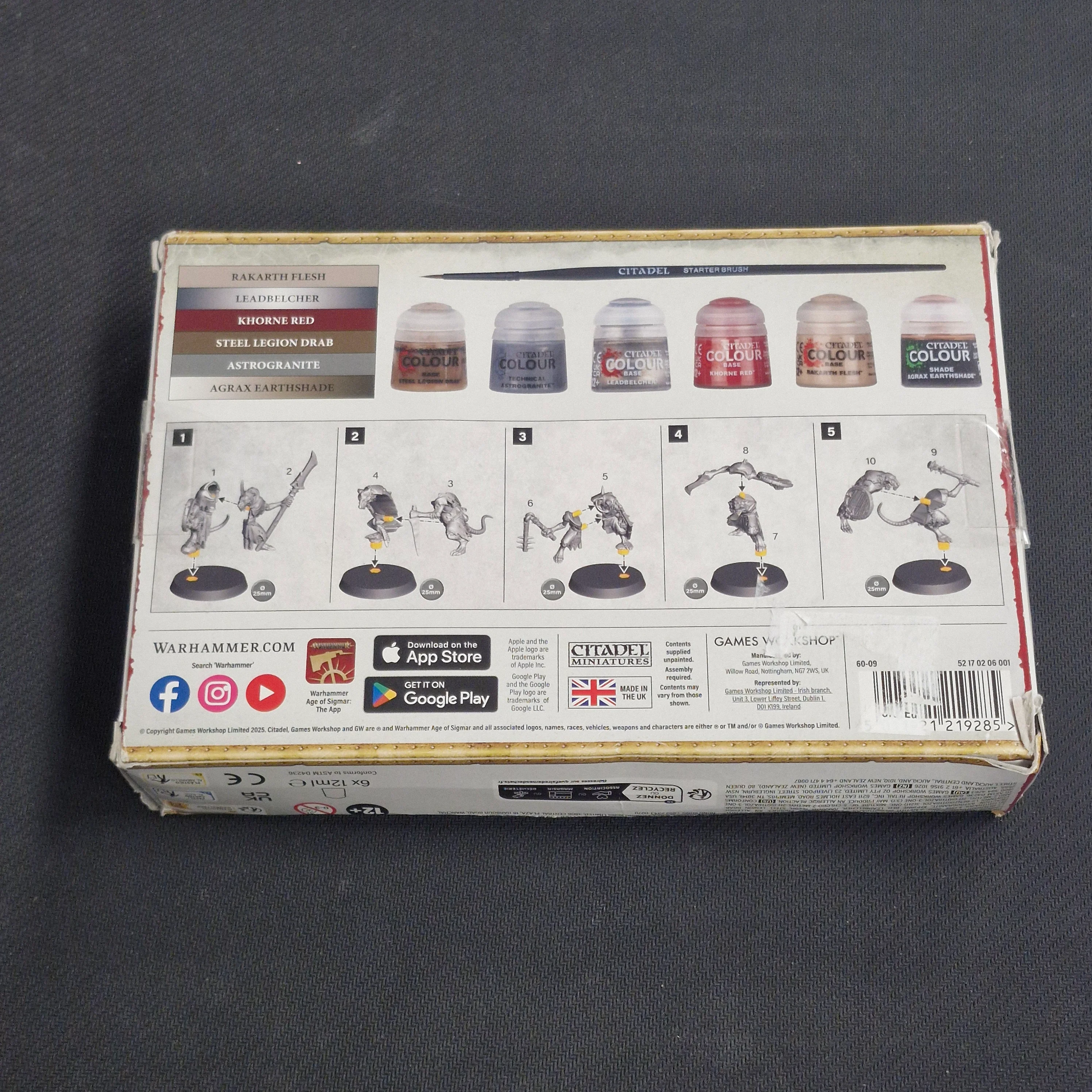 Warhammer Age of Sigmar Skaven Paint Set - in Box BD334 - Image 3