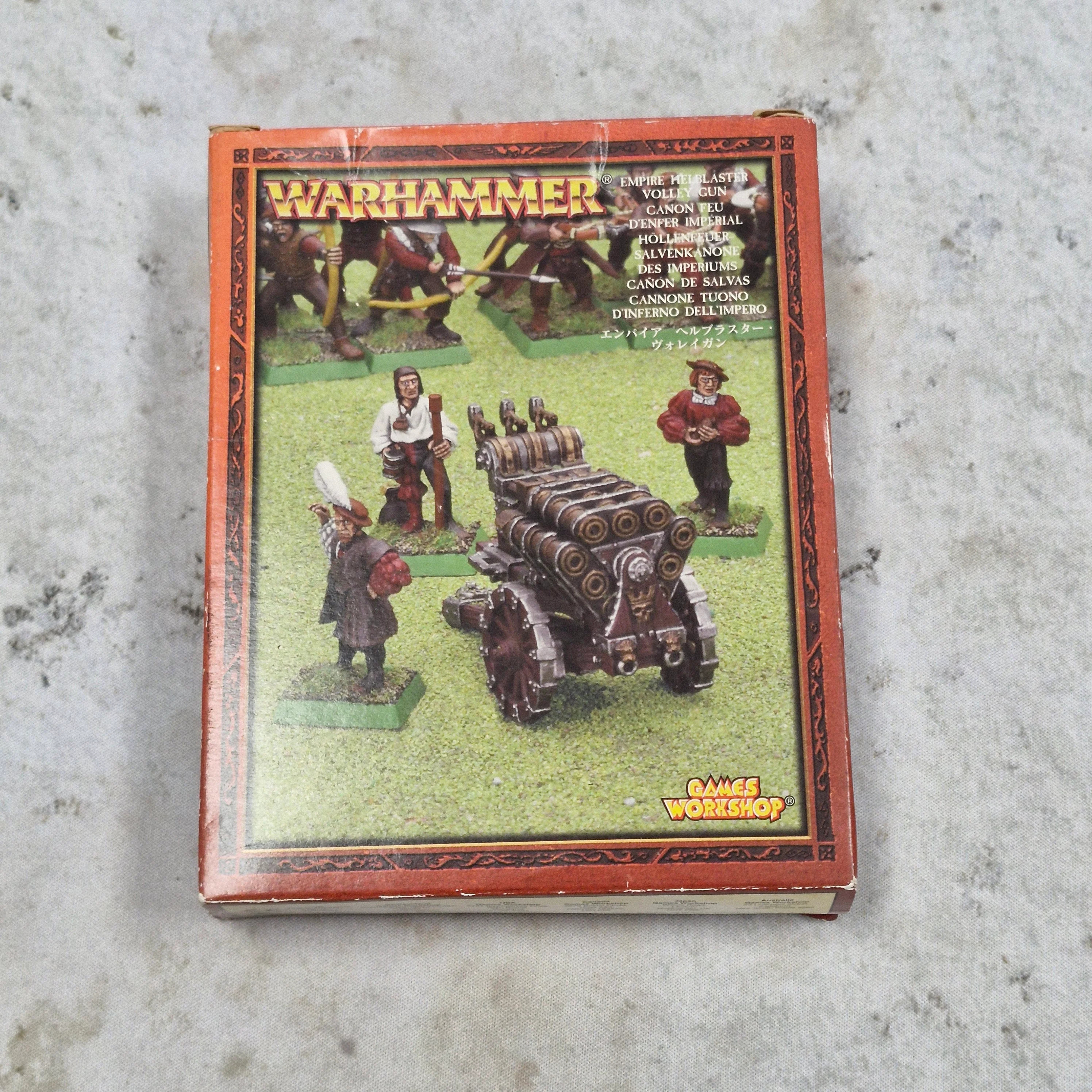 Warhammer Fantasy Empire Helblaster Volley Gun - Metal in Box BD539
