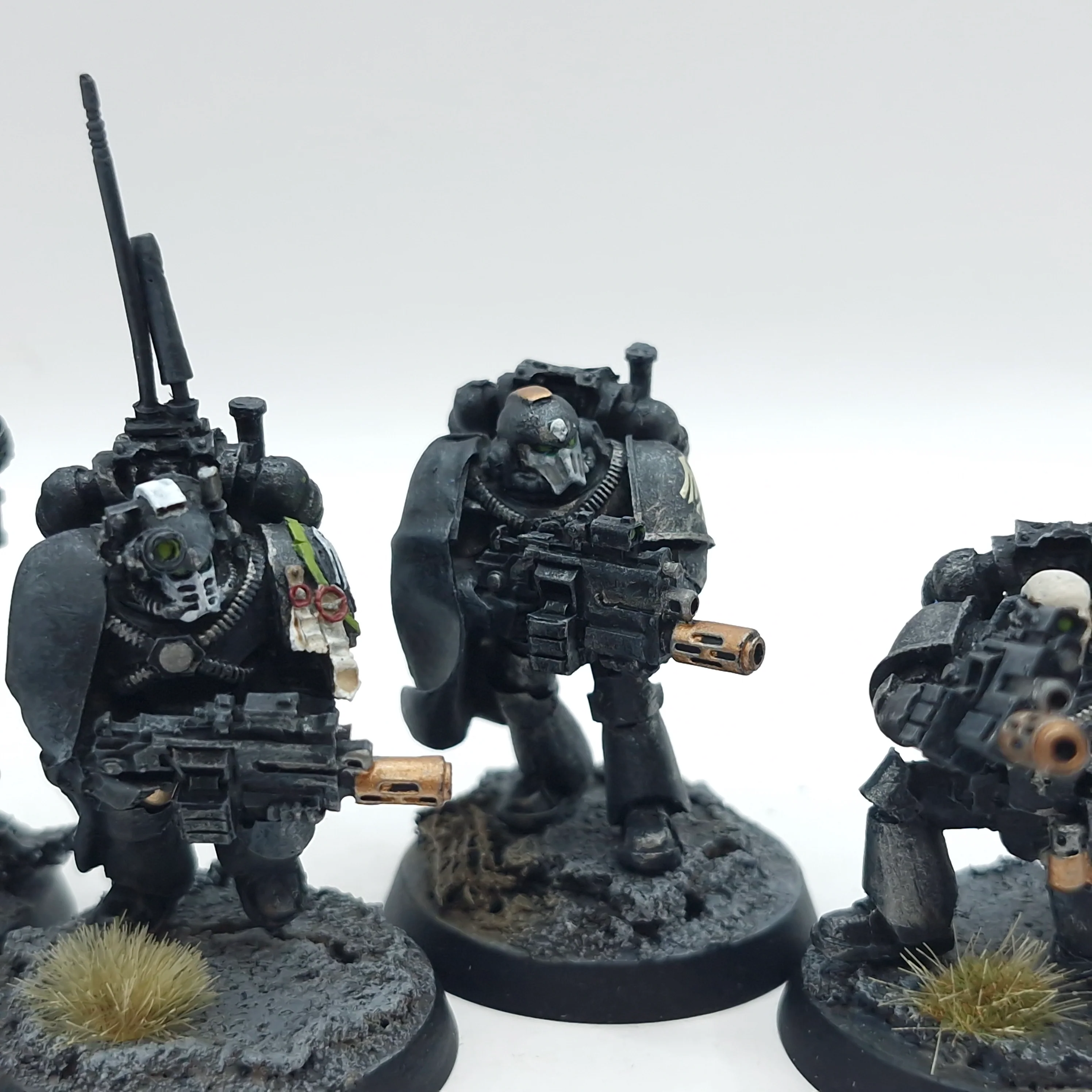 Warhammer Horus Heresy: Space Marine Raven Guard Recon Squad - Painted (AA224) - Image 5