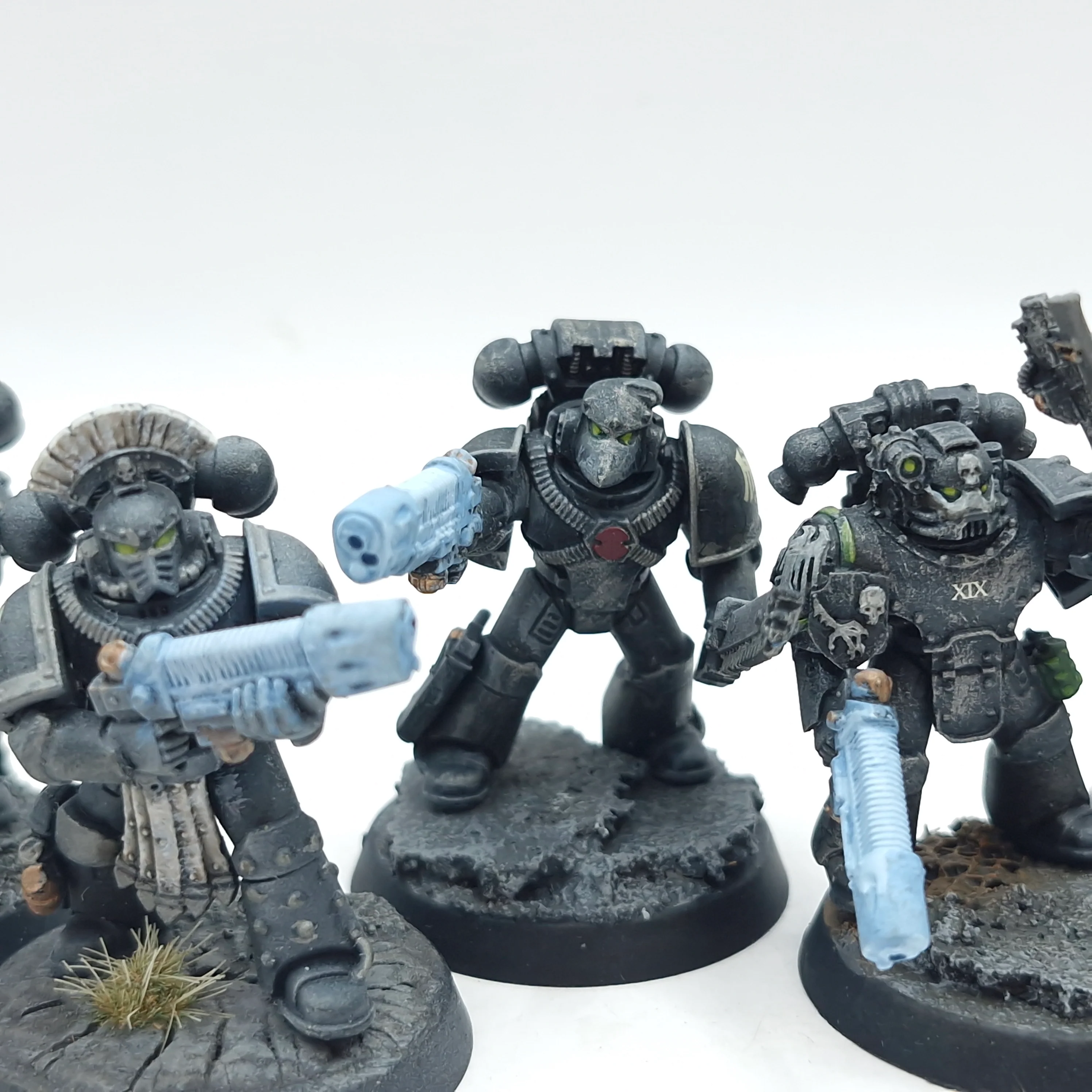 Warhammer Horus Heresy: Space Marine Raven Guard Support Squad - Painted (AD026) - Image 5