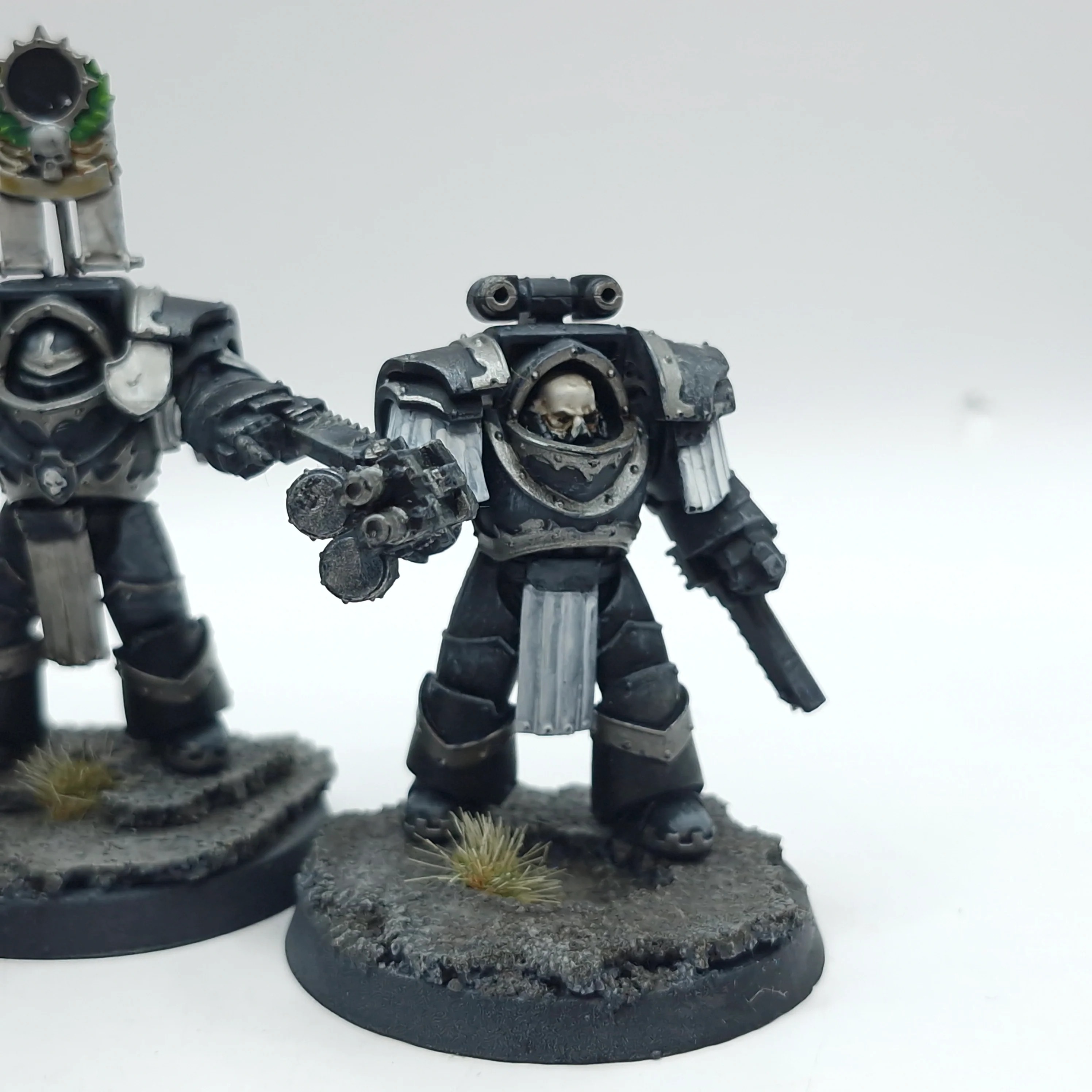 Warhammer Horus Heresy: Space Marine Raven Guard Terminators and Praetor - Painted (AT126) - Image 6