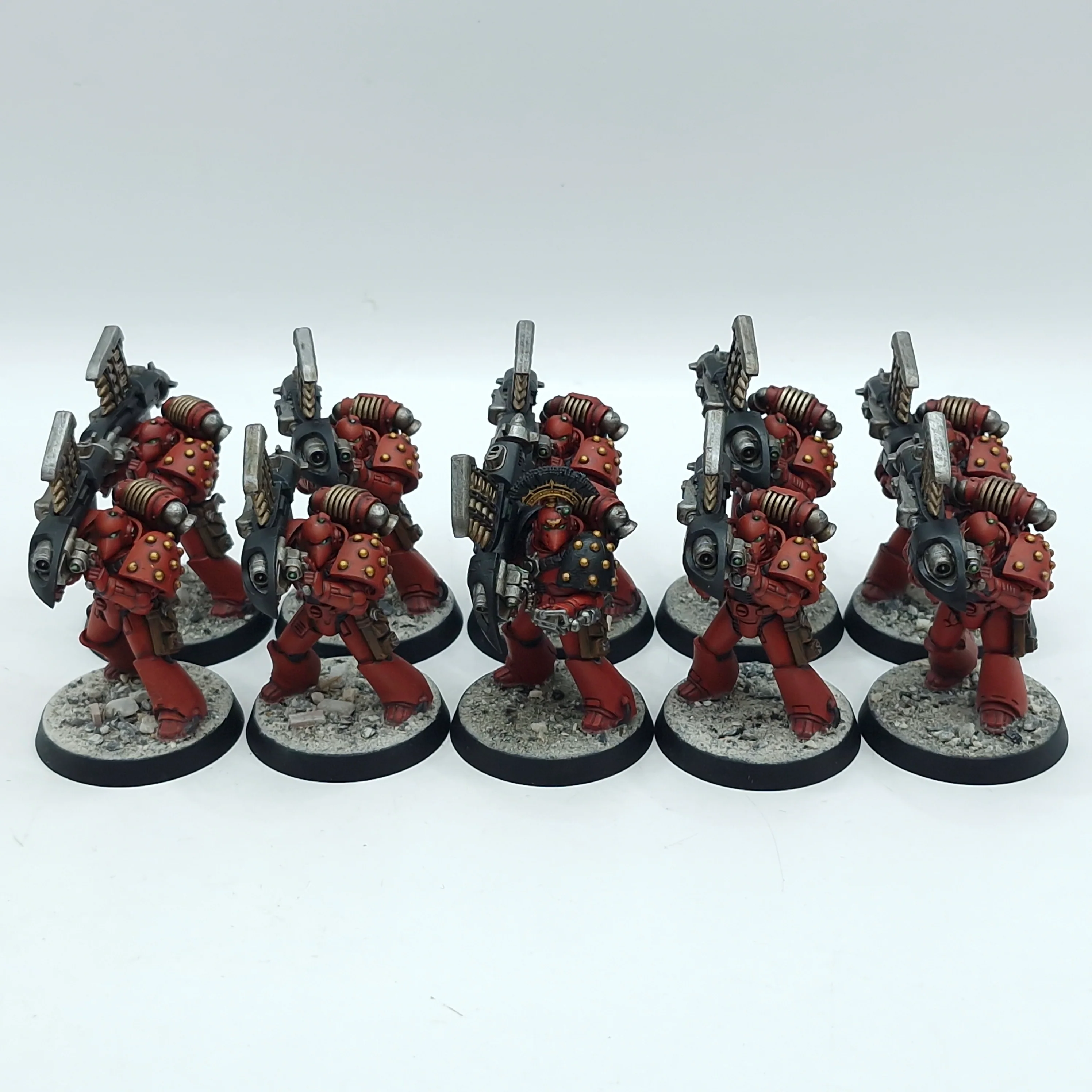 Warhammer Horus Heresy: Space Marines Blood Angels Support Squad - Well Painted (AZ232)