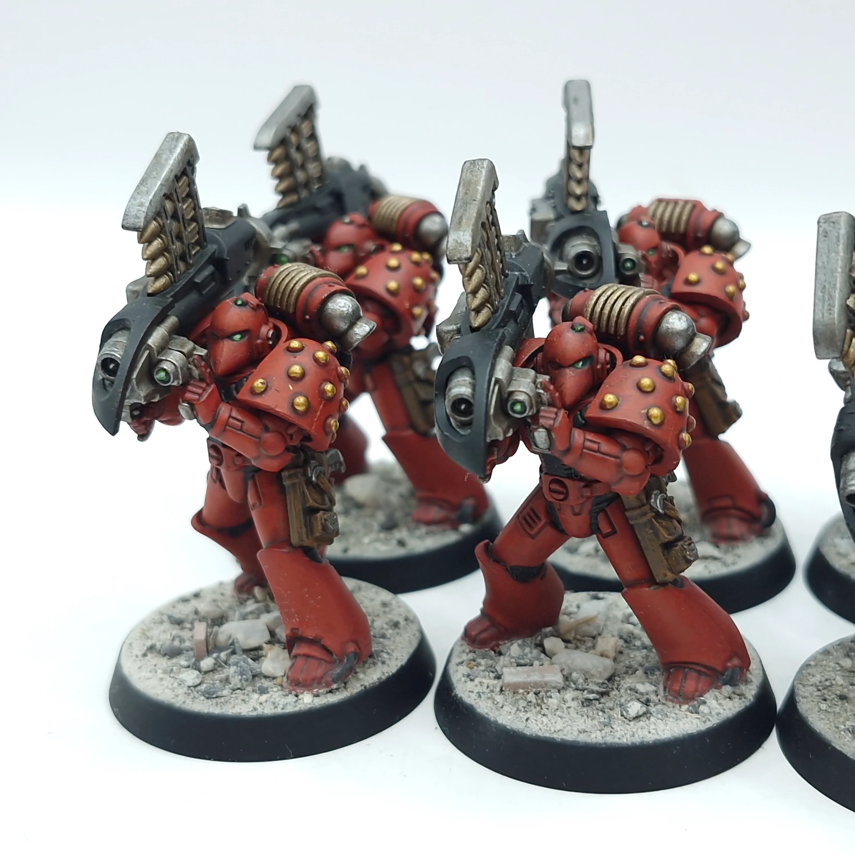 Warhammer Horus Heresy: Space Marines Blood Angels Support Squad - Well Painted (AZ232) - Image 2