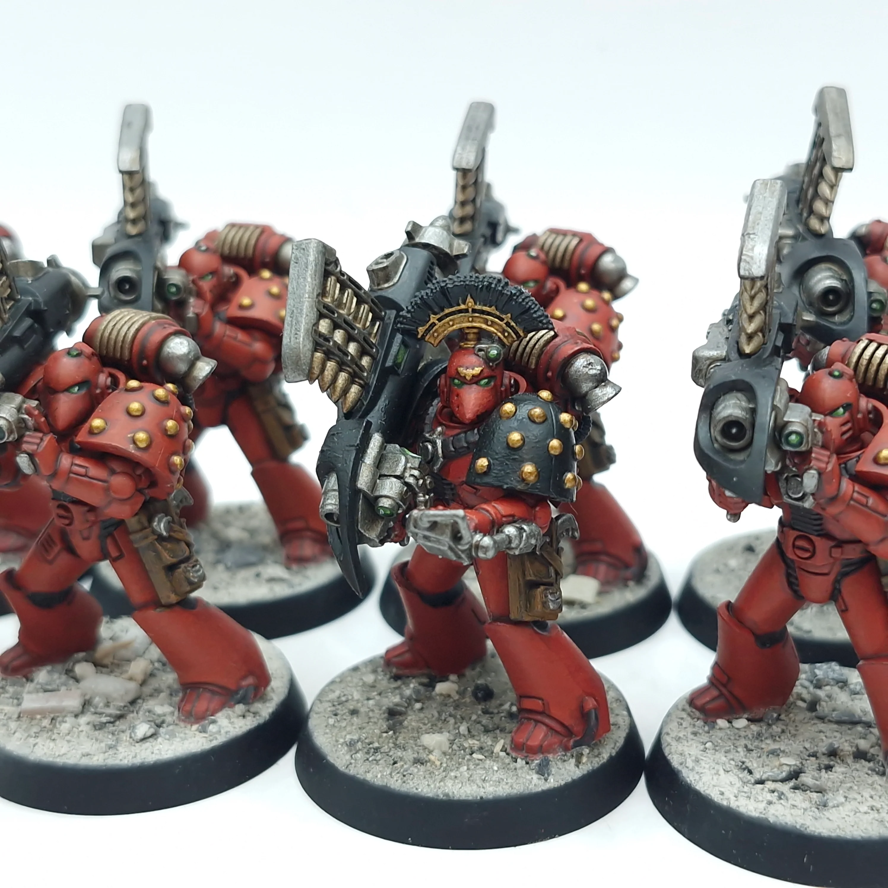 Warhammer Horus Heresy: Space Marines Blood Angels Support Squad - Well Painted (AZ232) - Image 3