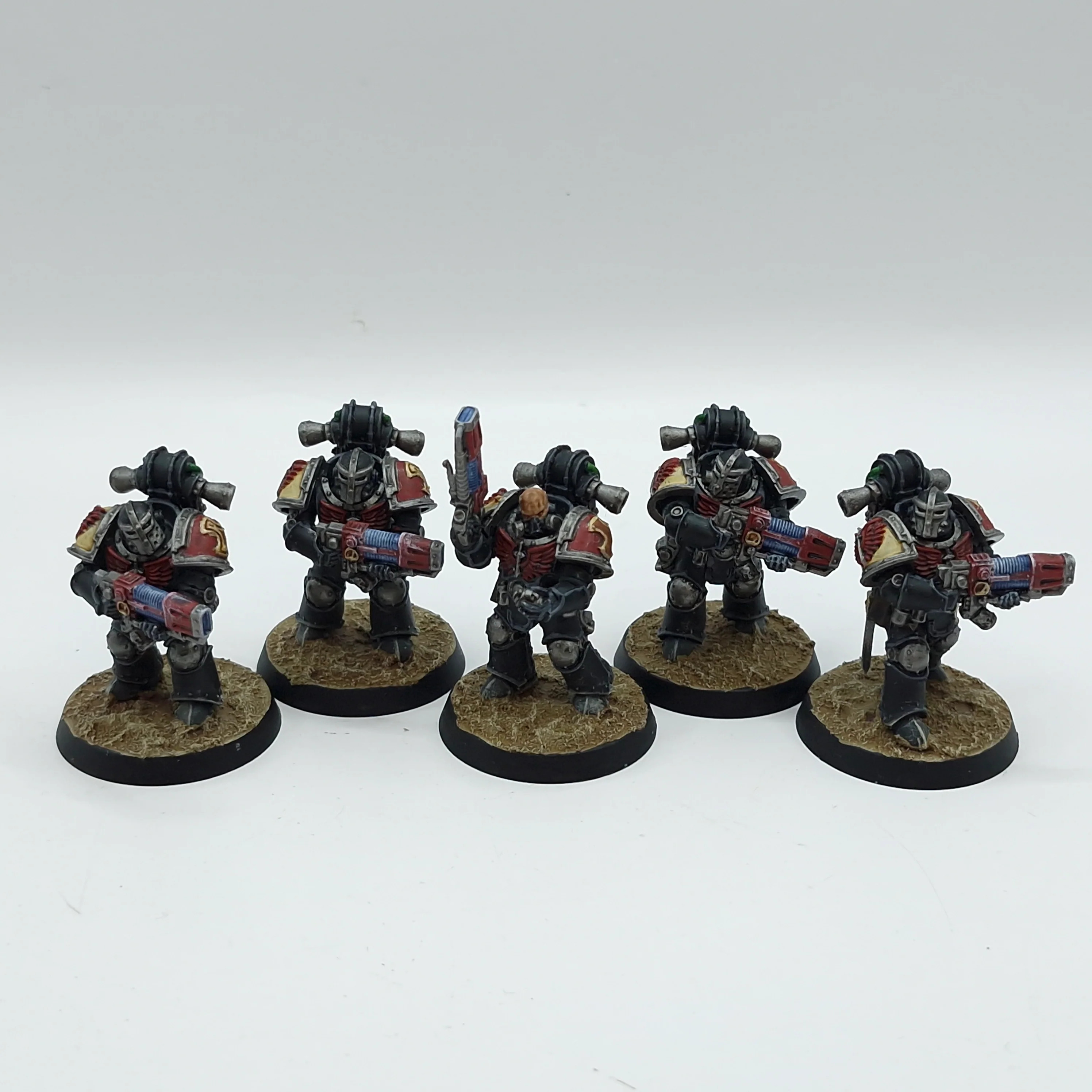 Warhammer Horus Heresy: Space Marines Dark Angels Dreadwing Interemptor Squad - Well Painted (AD206)