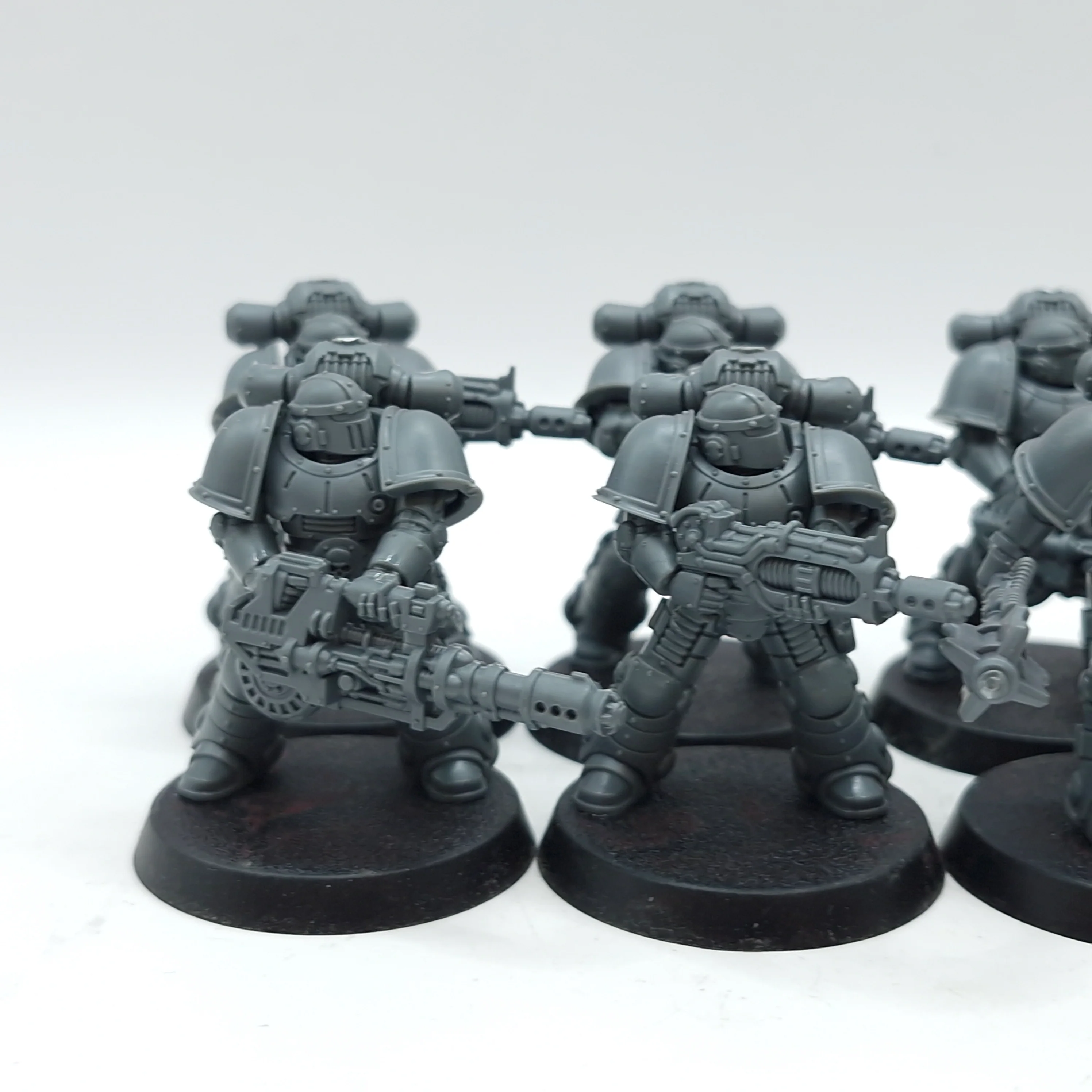 Warhammer Horus Heresy: Space Marines MKII Veterans with Disintegration Weapons (AJ220) - Image 2
