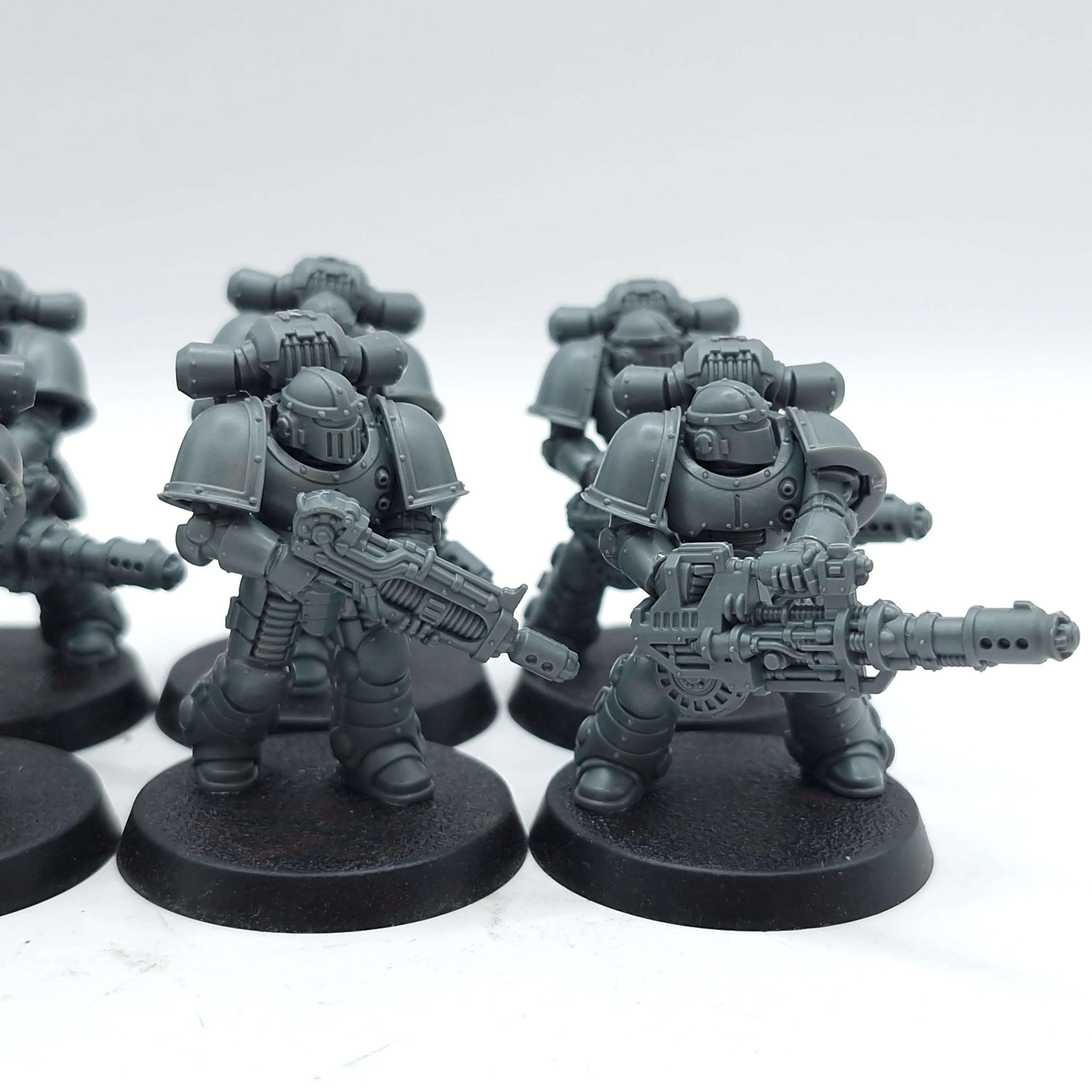 Warhammer Horus Heresy: Space Marines MKII Veterans with Disintegration Weapons (AJ220) - Image 4