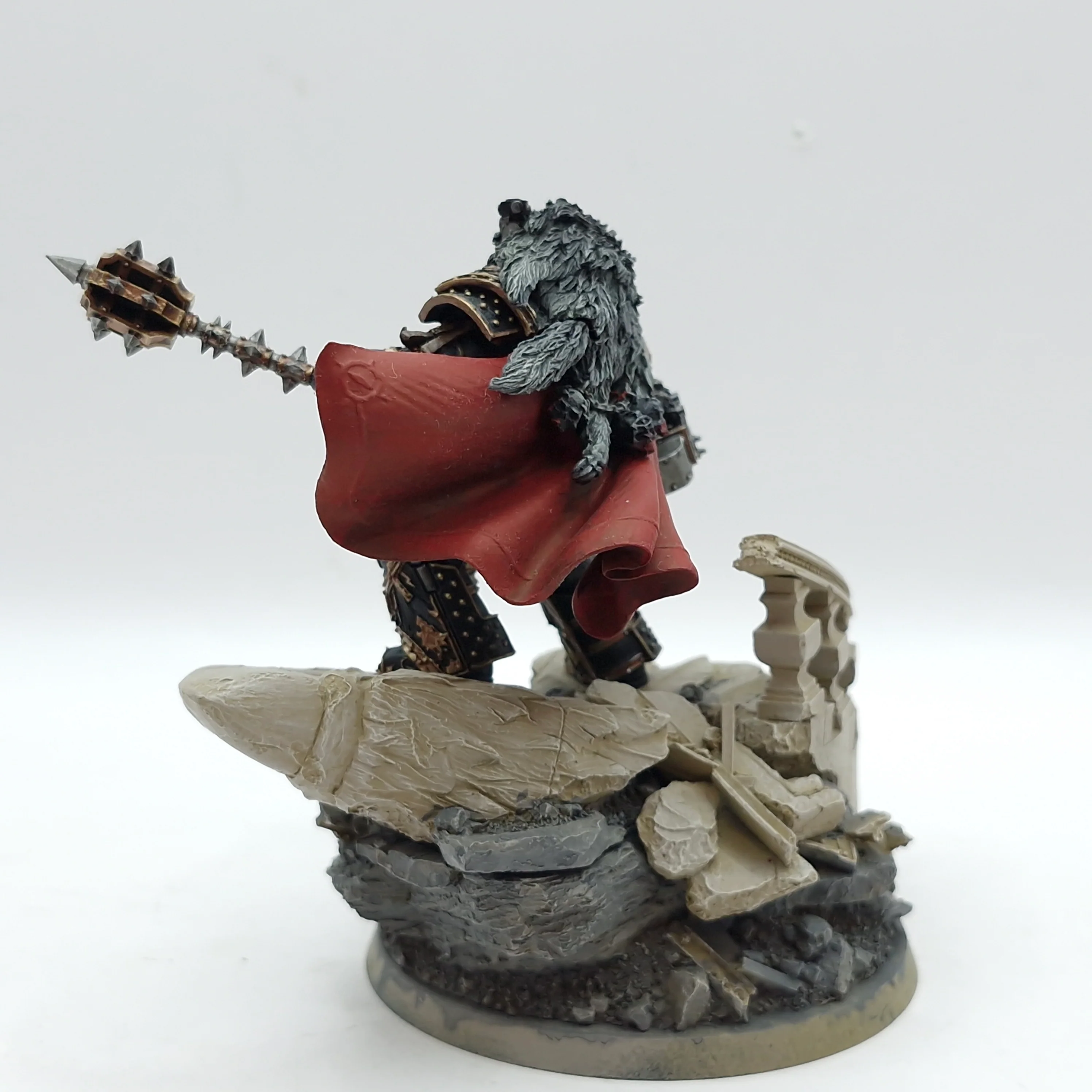 Warhammer Horus Heresy: Space Marines Sons of Horus Primarch Horus The Warmaster - Mostly Painted (AK004) - Image 4