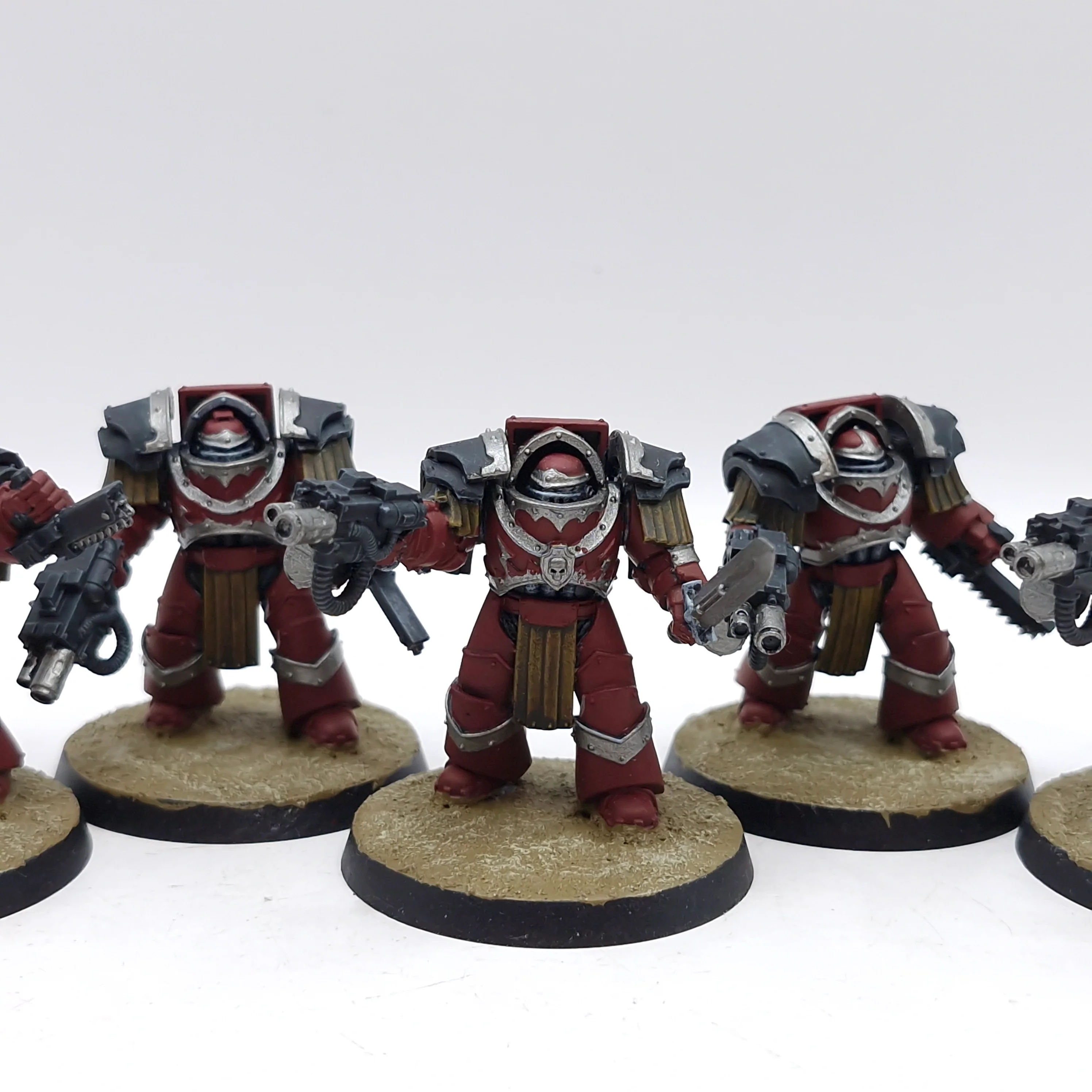 Warhammer Horus Heresy: Space Marines Word Bearers Cataphractii Terminators - Well Painted (BA084) - Image 4