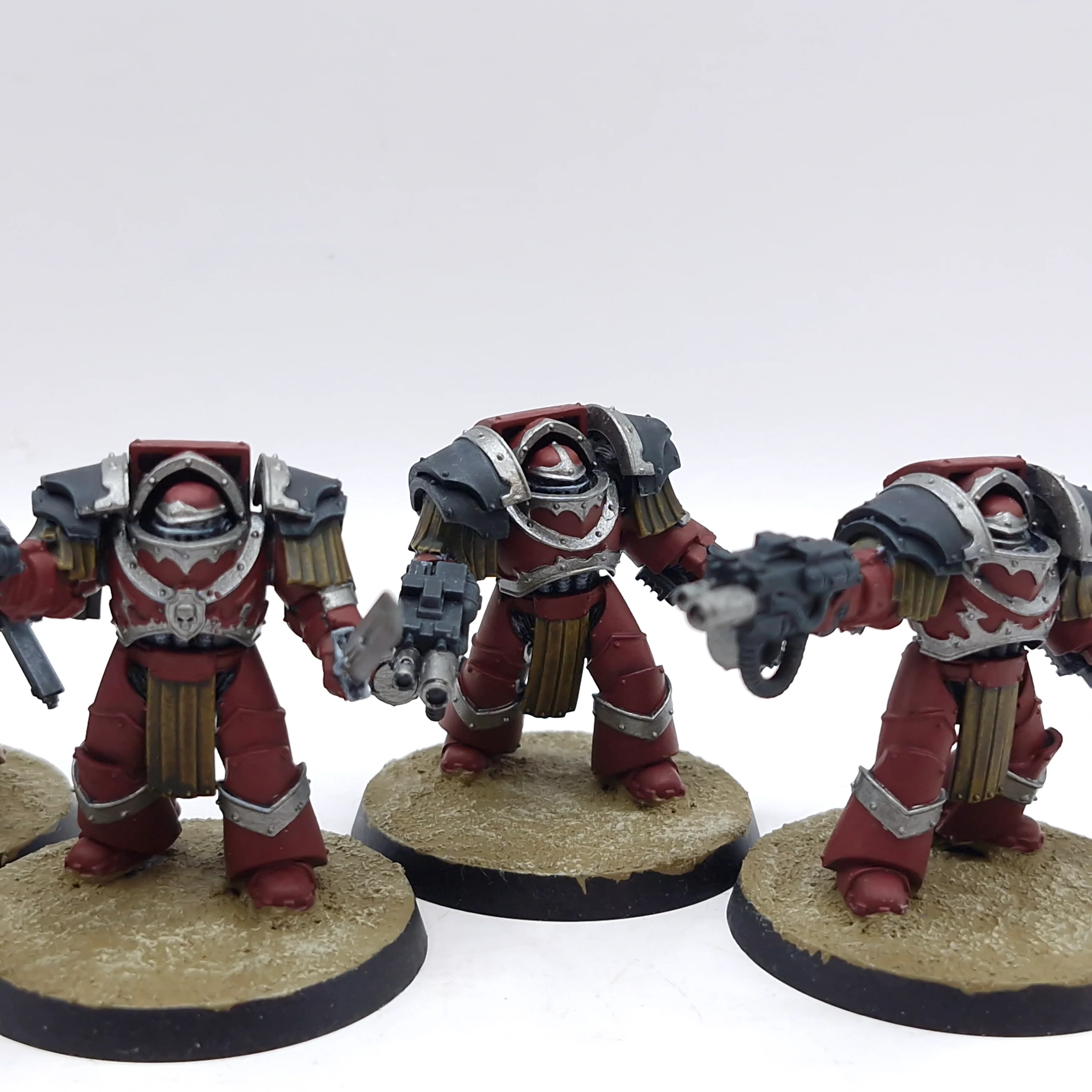Warhammer Horus Heresy: Space Marines Word Bearers Cataphractii Terminators - Well Painted (BA084) - Image 5
