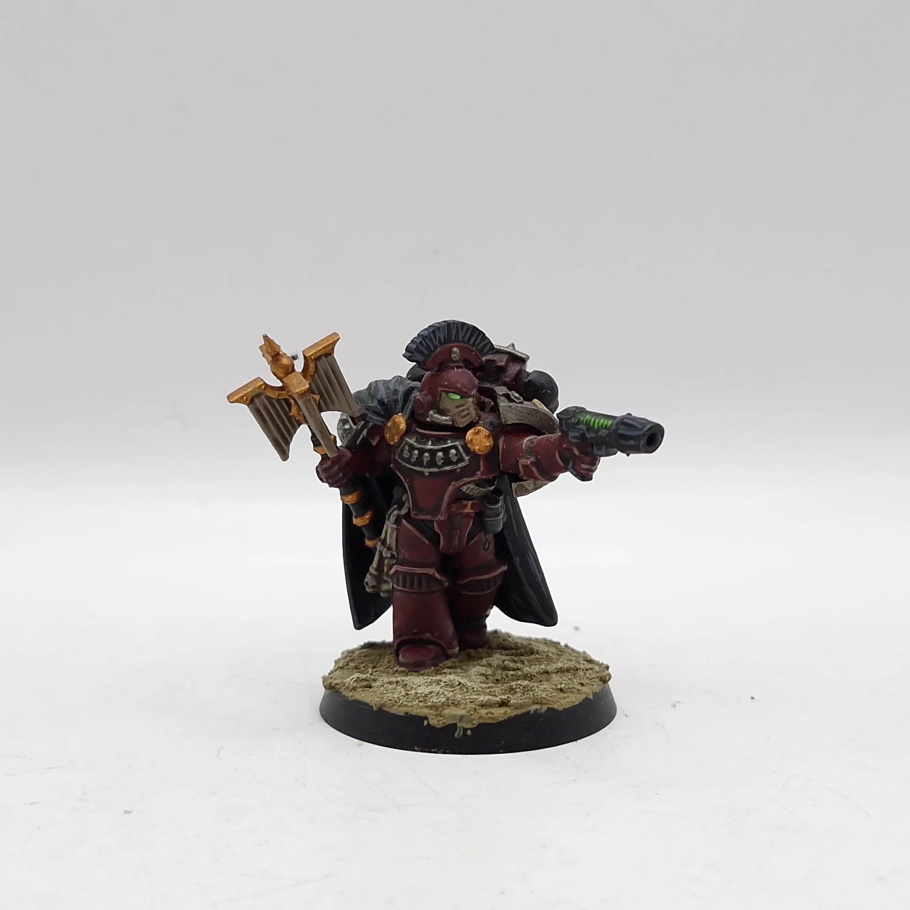 Warhammer Horus Heresy: Space Marines Word Bearers Chaplain - Well Painted (AD028)