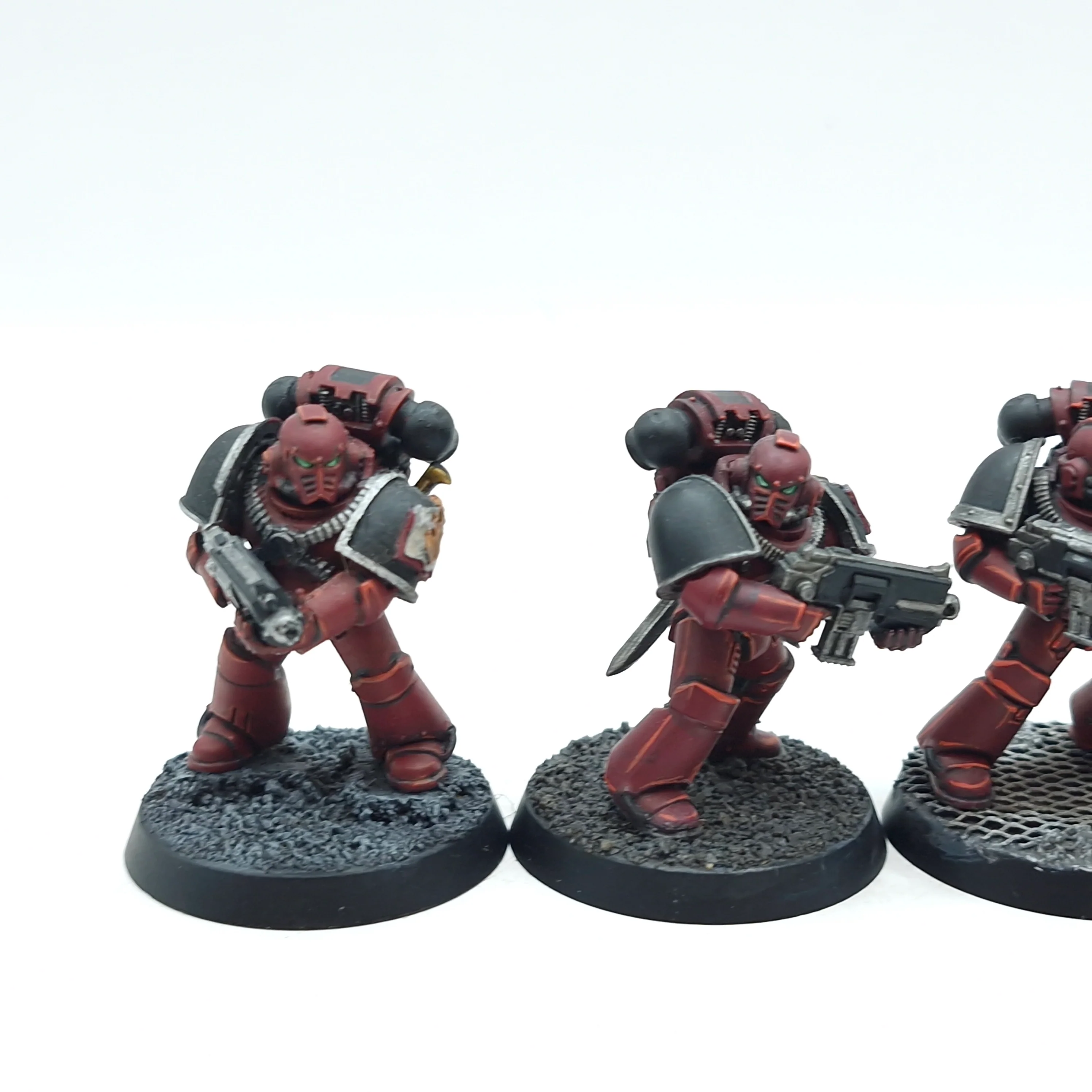 Warhammer Horus Heresy: Space Marines Word Bearers MKVI Tactical Marines - Well Painted (AD231) - Image 5