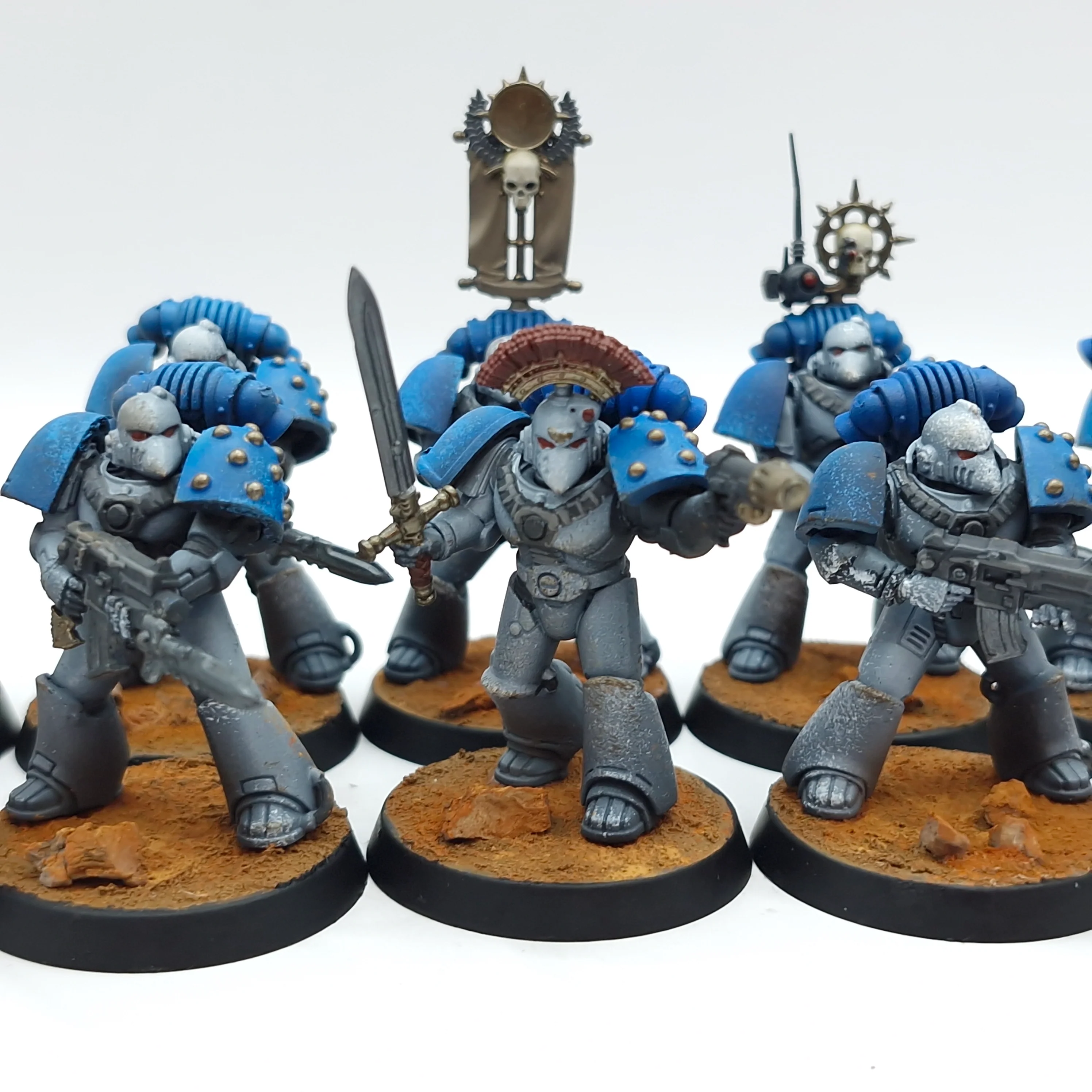 Warhammer Horus Heresy: Space Marines World Eaters MKIV Tactical Marines - Well Painted (AN031) - Image 3