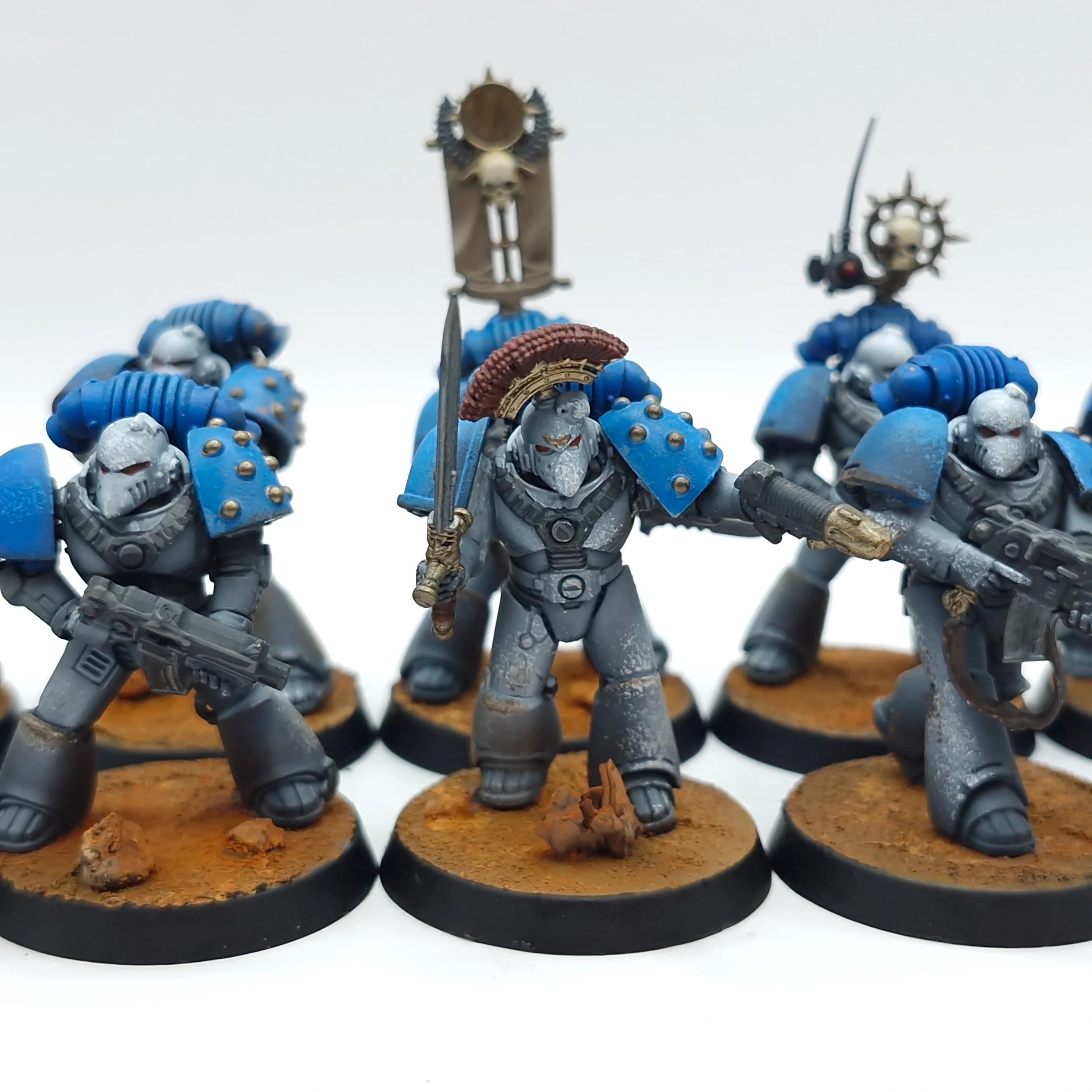 Warhammer Horus Heresy: Space Marines World Eaters MKIV Tactical Marines - Well Painted (AZ203) - Image 3