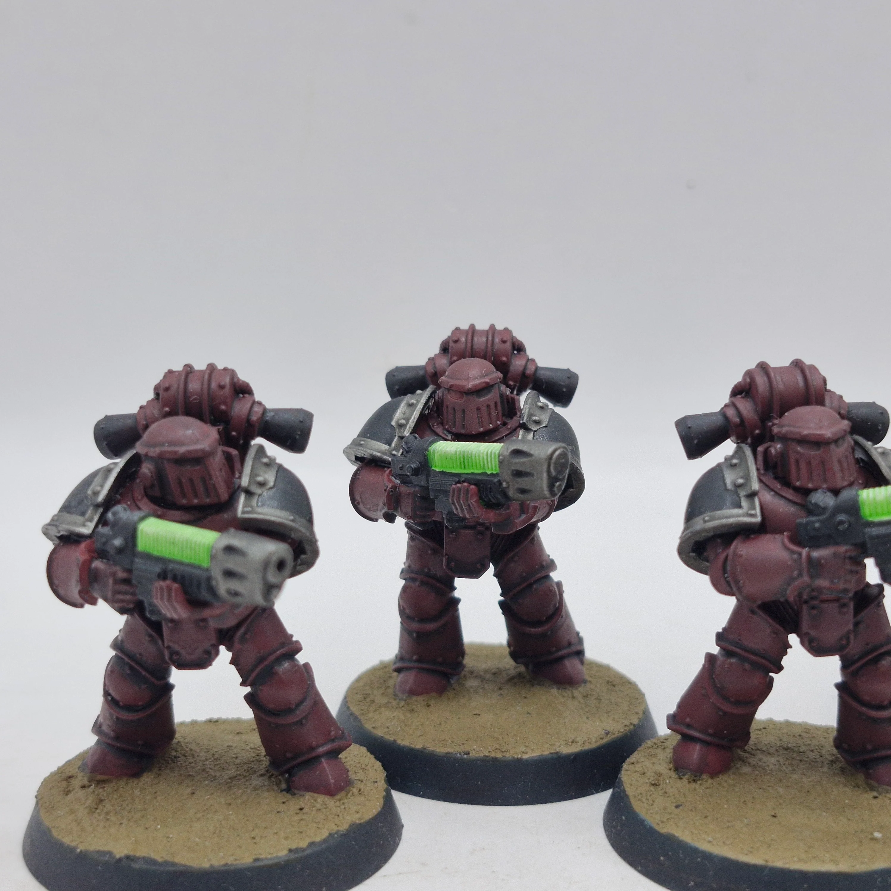 Warhammer Horus Heresy: Space Marine Word Bearers MKIII Support Squad - Painted (AA164) - Image 3