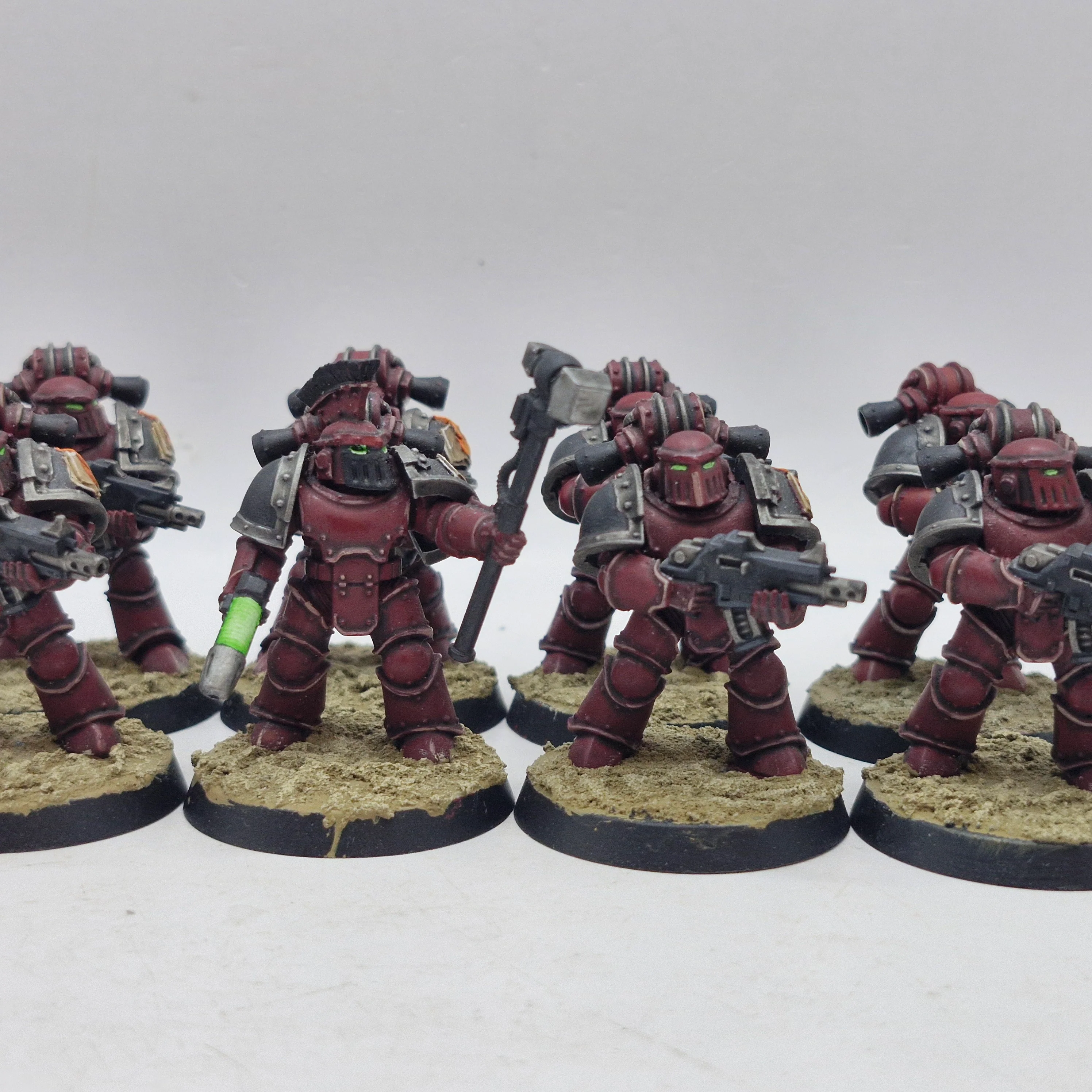 Warhammer Horus Heresy: Space Marine Word Bearers MKIII Tactical Squad (BA120) - Image 3