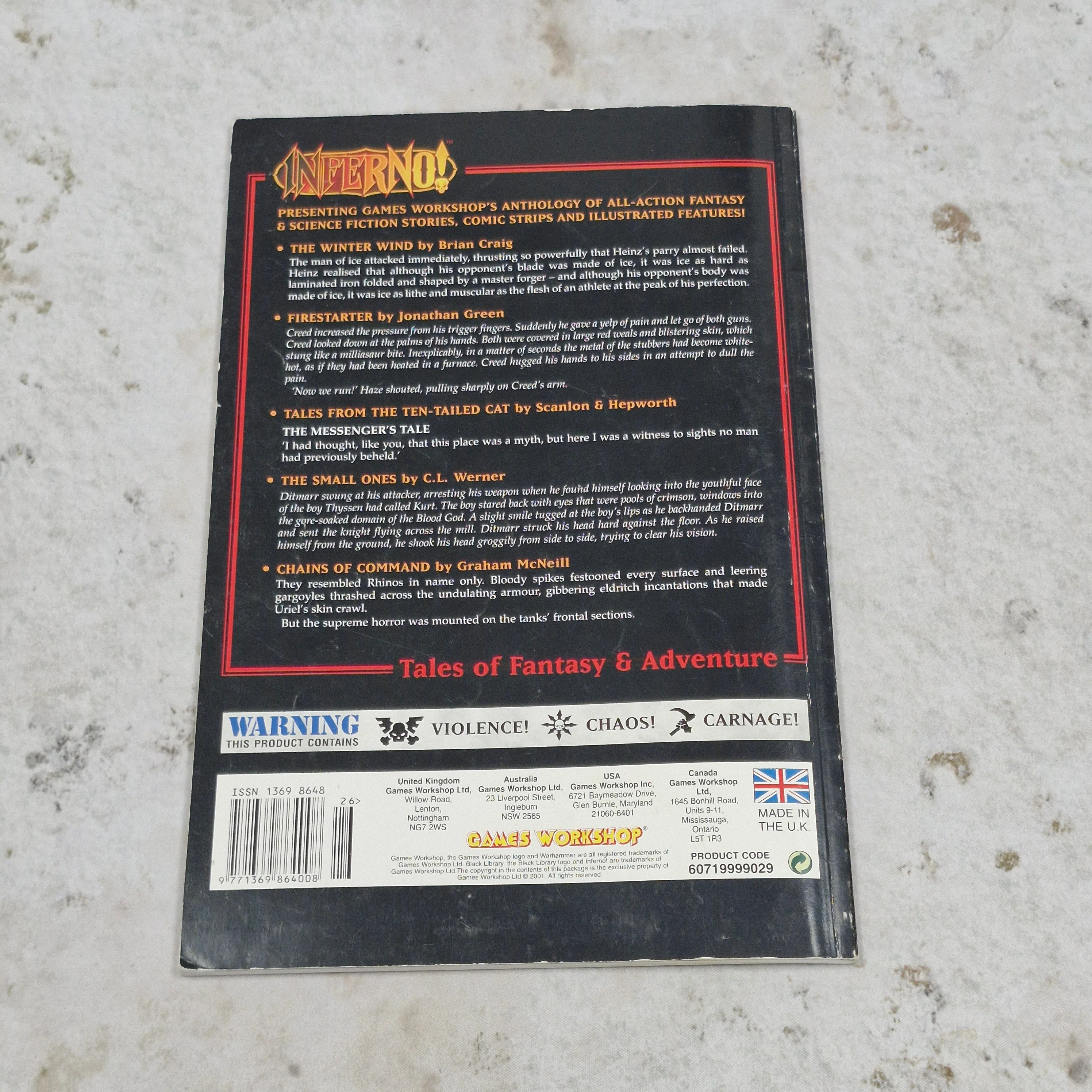 Warhammer Inferno Magazine Issue 26 - Black Library AV623 - Image 3