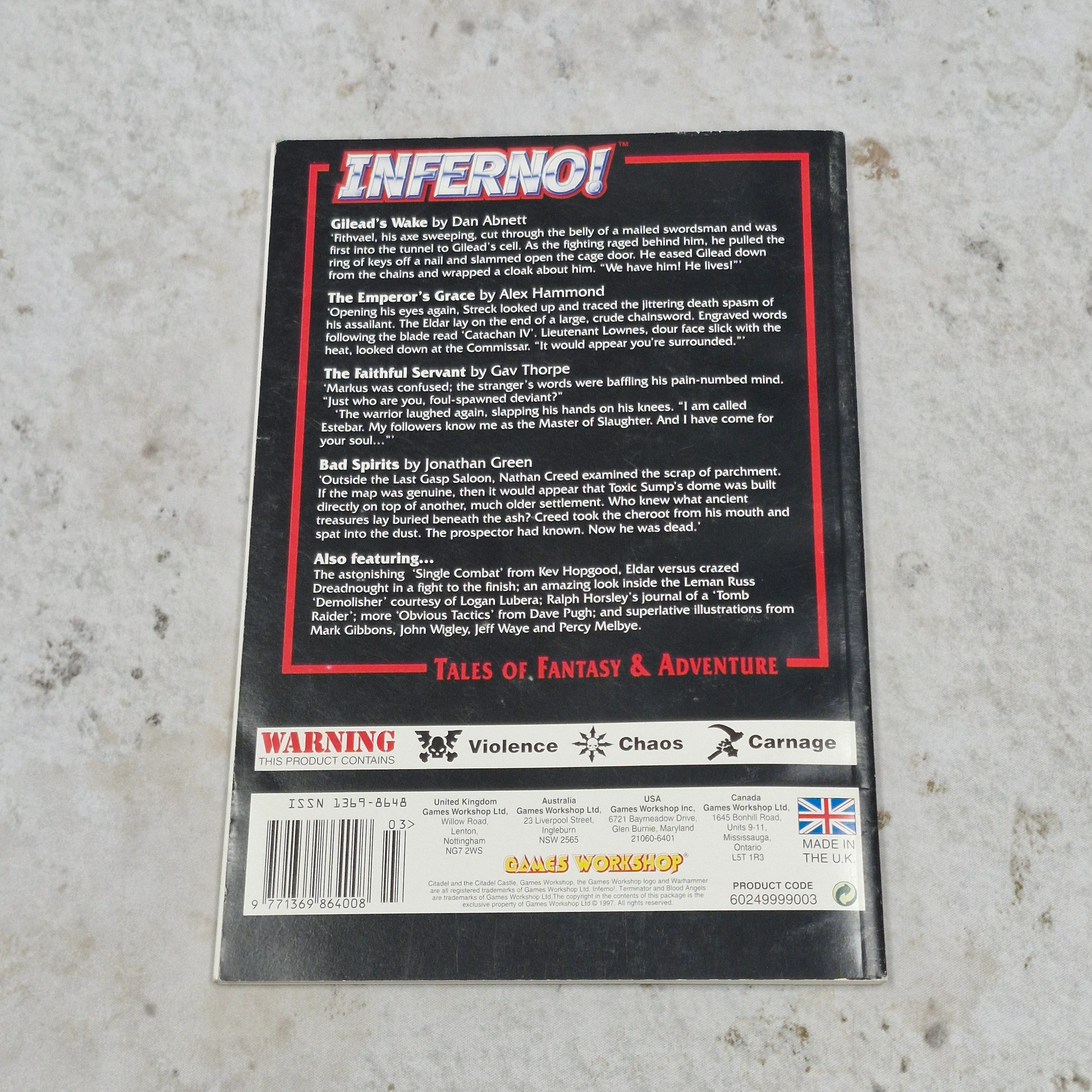 Warhammer Inferno Magazine Issue 3 - Black Library AV602 - Image 3