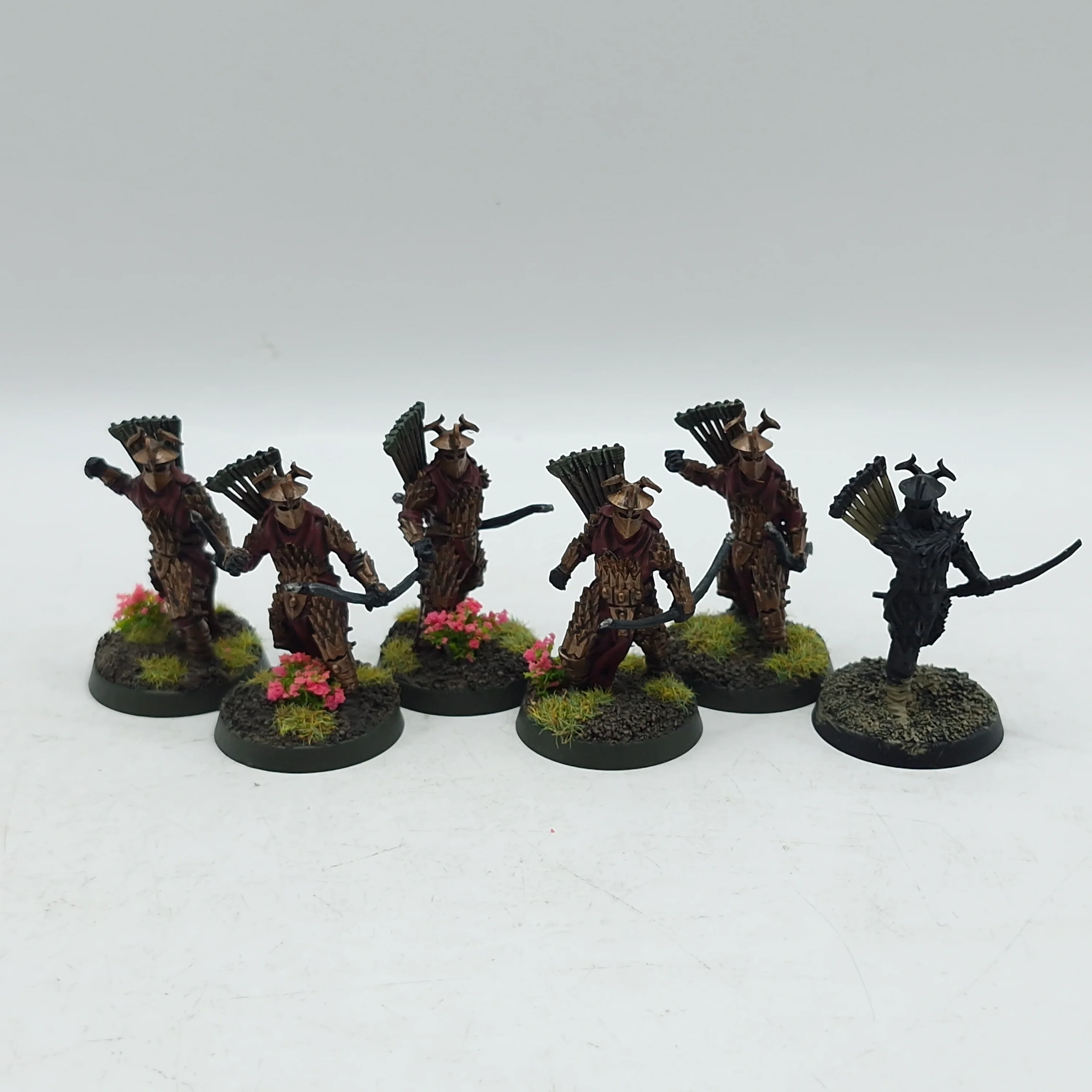 Warhammer Lord of the Rings: Easterling Black Dragon Warriors Converted Bows - Painted (AF098) - Image 2