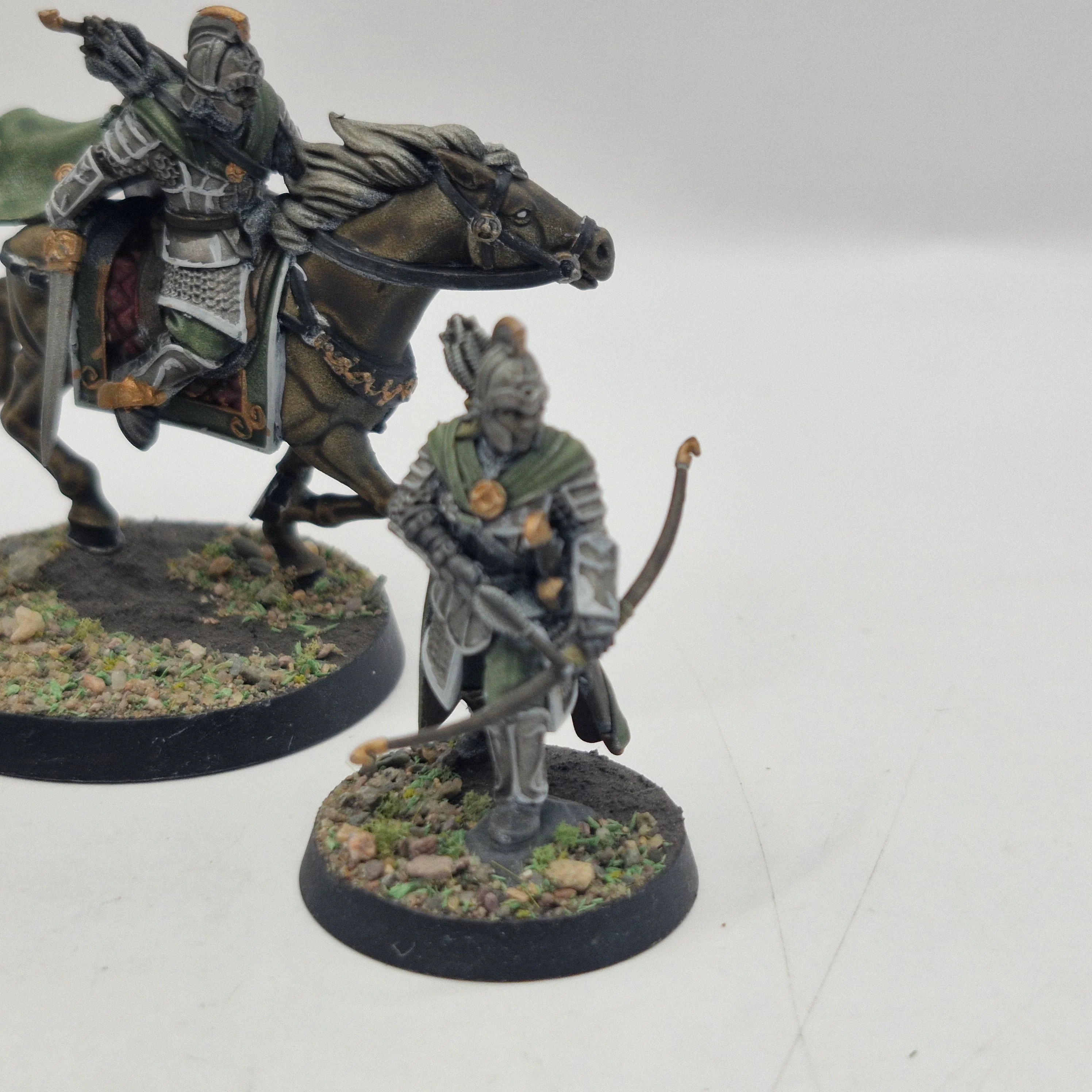 Warhammer Lord of the Rings Haleth & Hama, Princes of Rohan - Painted AA179 - Image 3