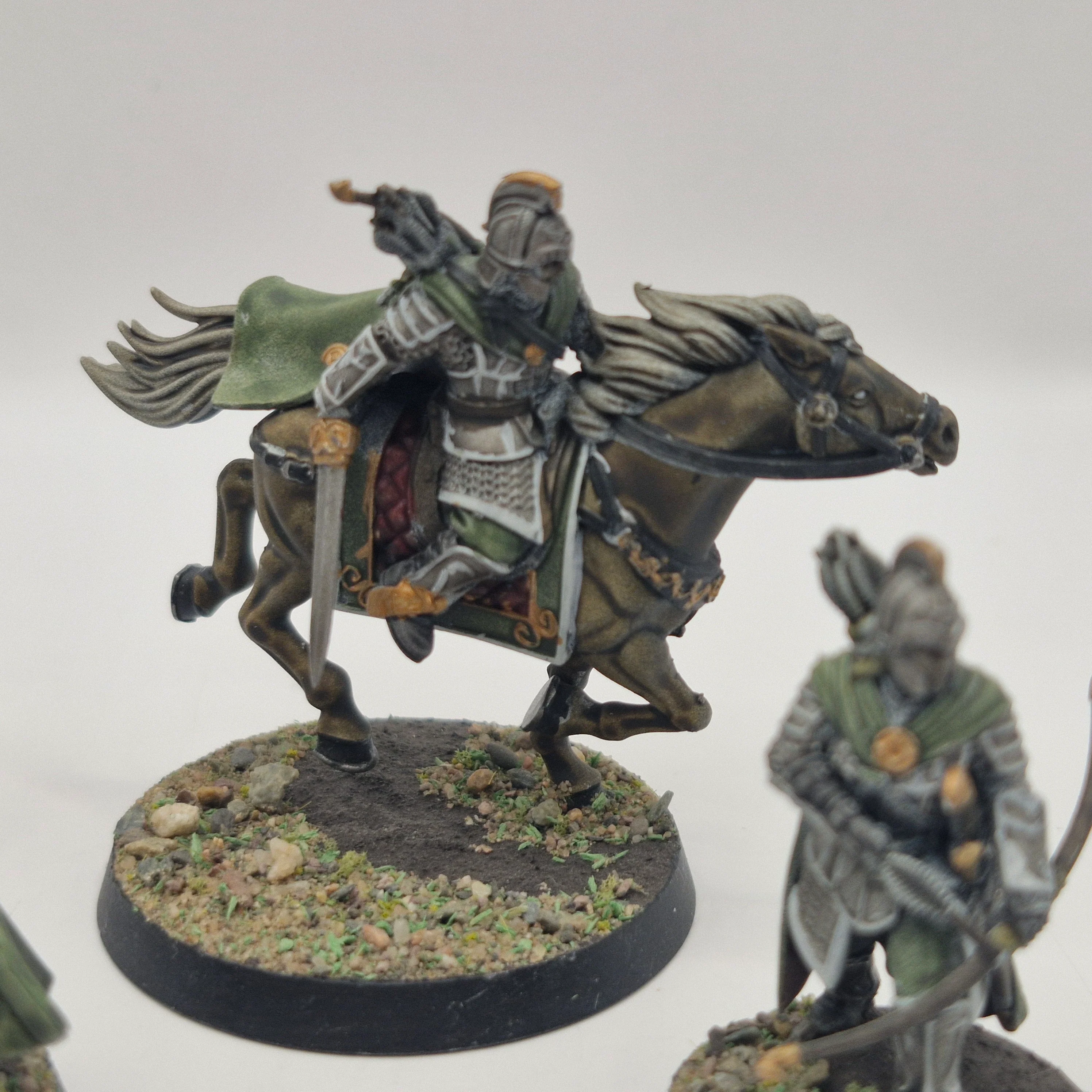 Warhammer Lord of the Rings Haleth & Hama, Princes of Rohan - Painted AA179 - Image 4