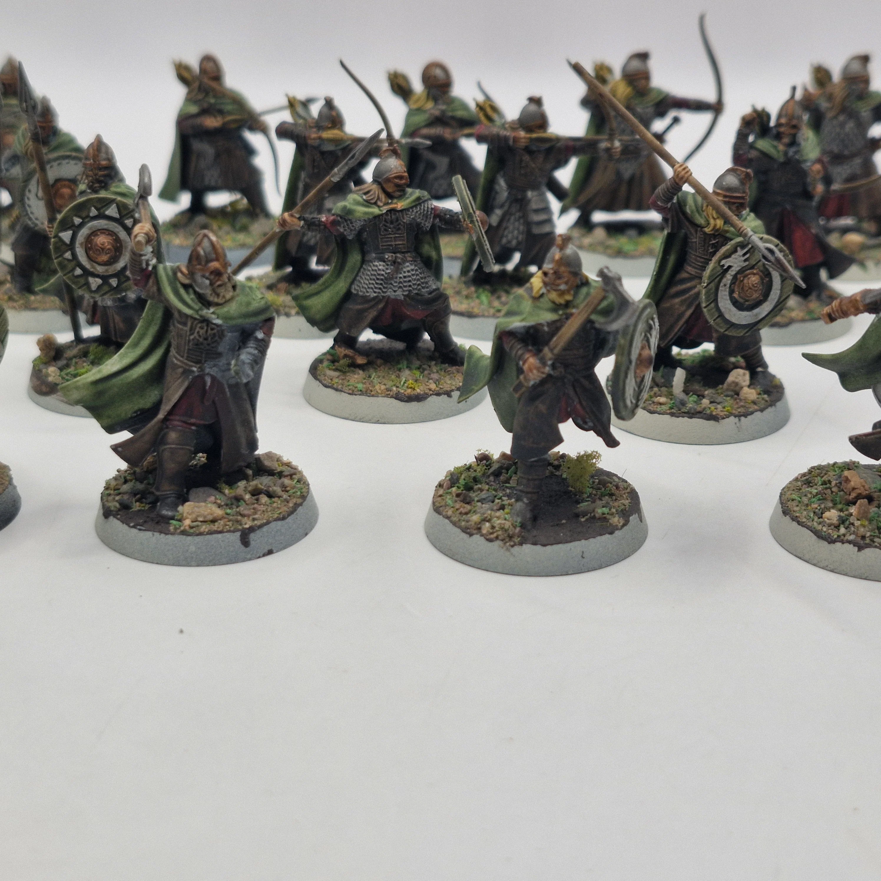 Warhammer Lord of the Rings Warriors of Rohan x24 - Painted BJ221 - Image 3