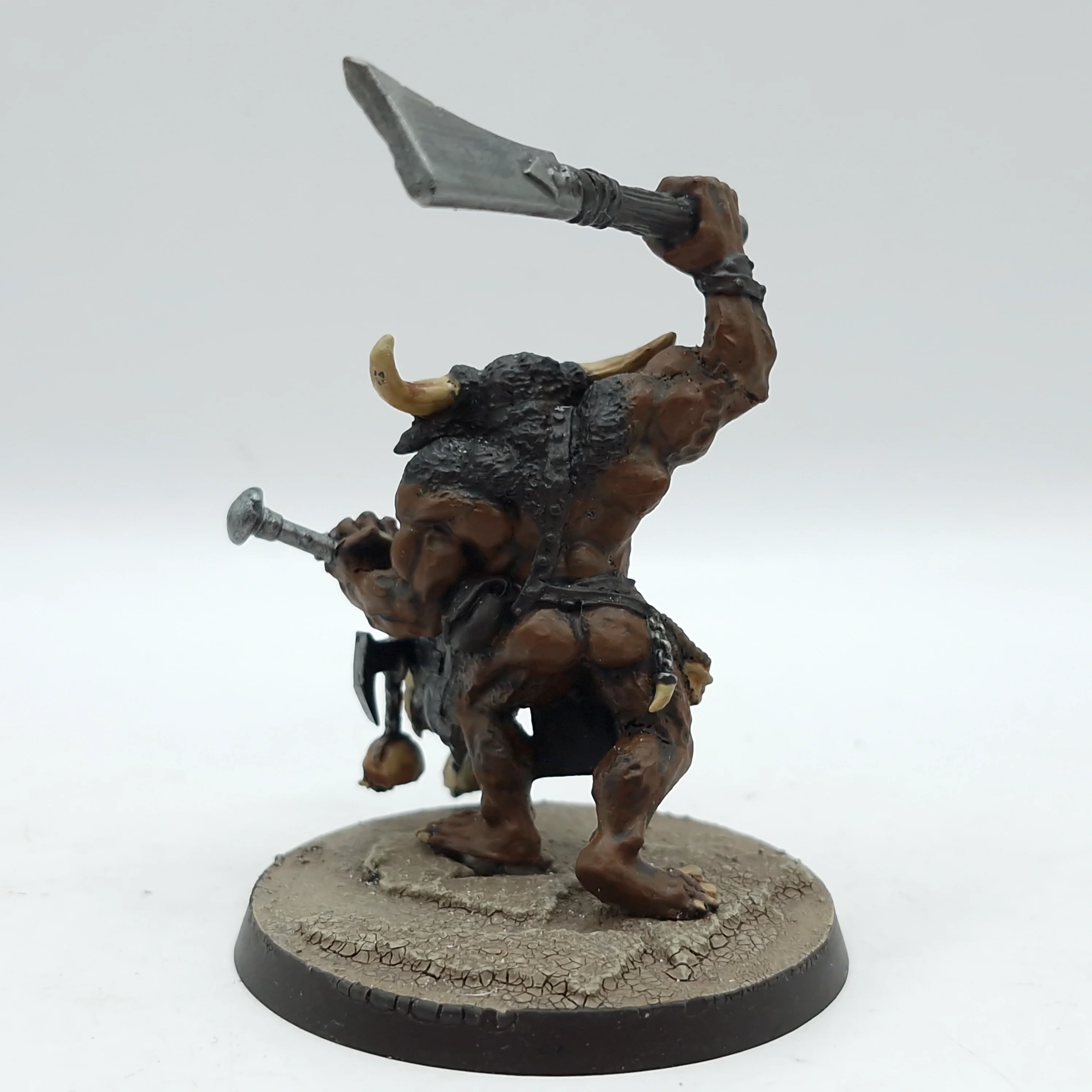 Warhammer The Old World: Beastmen Brayherd Metal Minotaur Musician (AH126) - Image 3