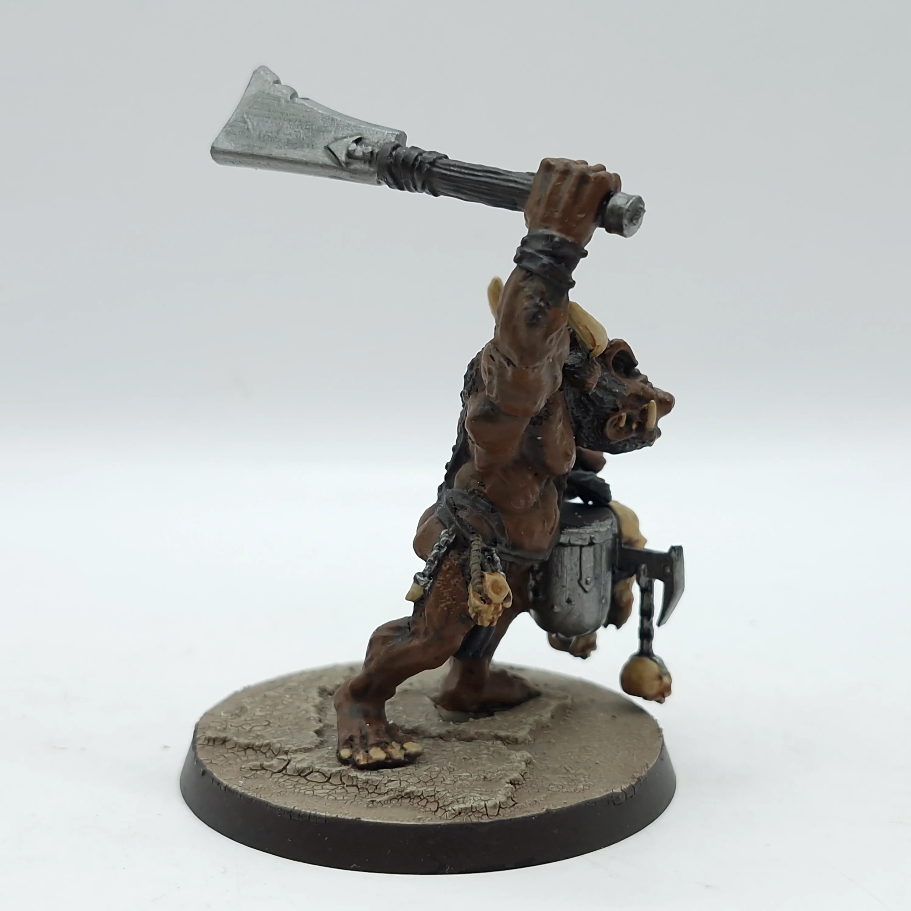 Warhammer The Old World: Beastmen Brayherd Metal Minotaur Musician (AH126) - Image 4