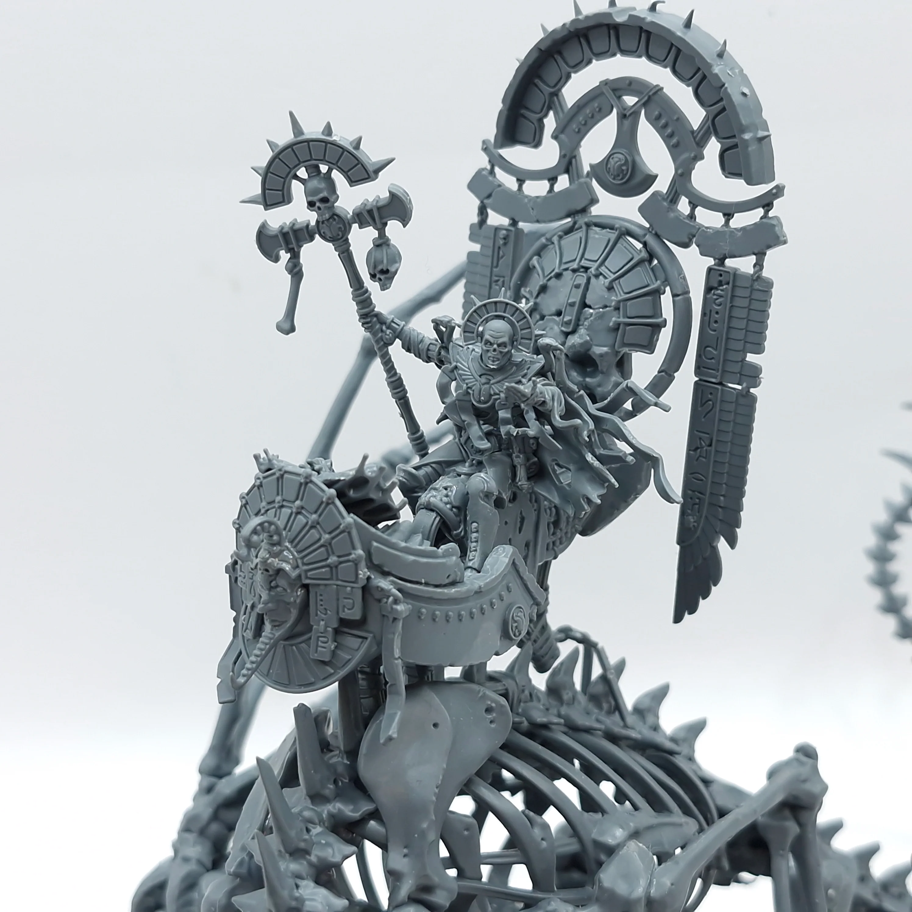 Warhammer The Old World: Tomb Kingd of Khemri Liche Priest on Necrolith Bone Dragon (BJ222) - Image 3