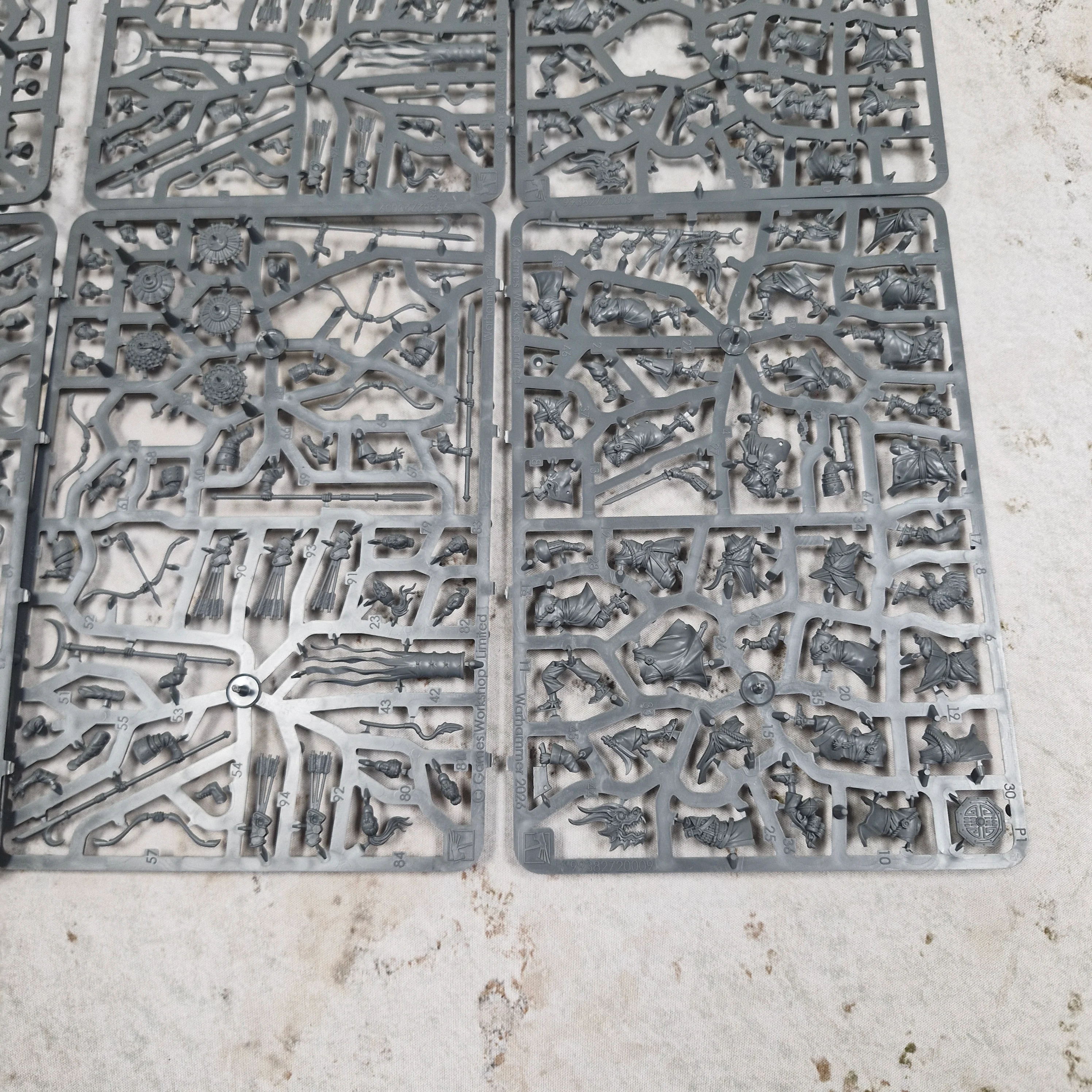 Warhammer the Old World Cathay Peasant Levy - Missing pieces BB202 - Image 2