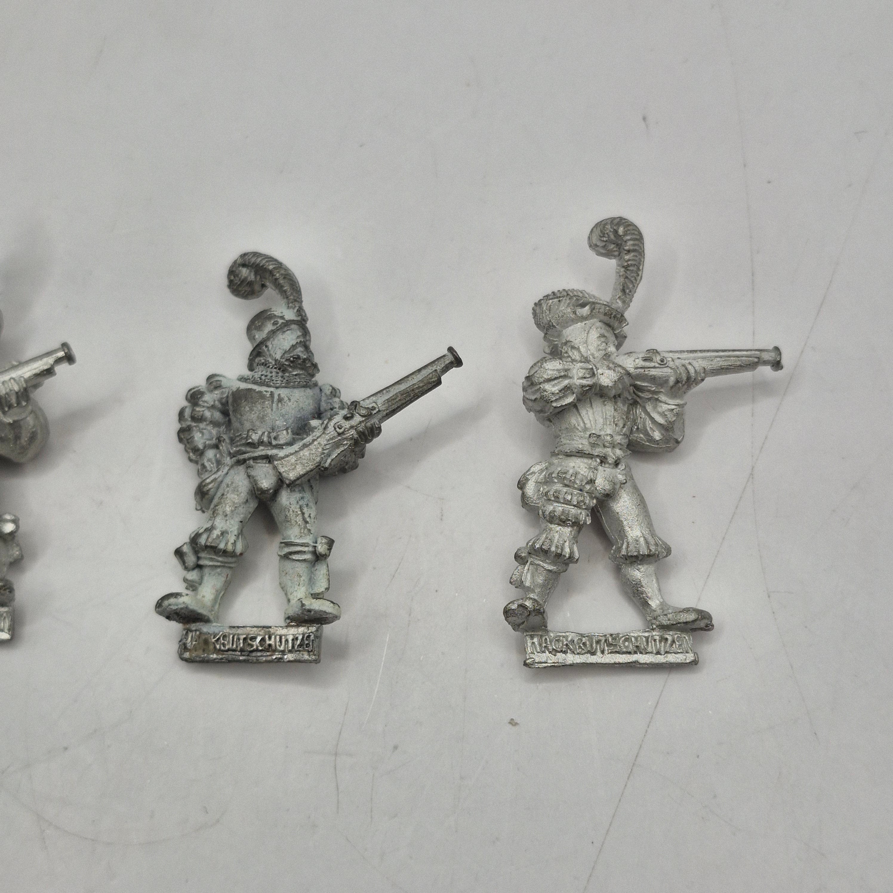Warhammer the Old World Empire Handgunners x4 - Metal AD013 - Image 4