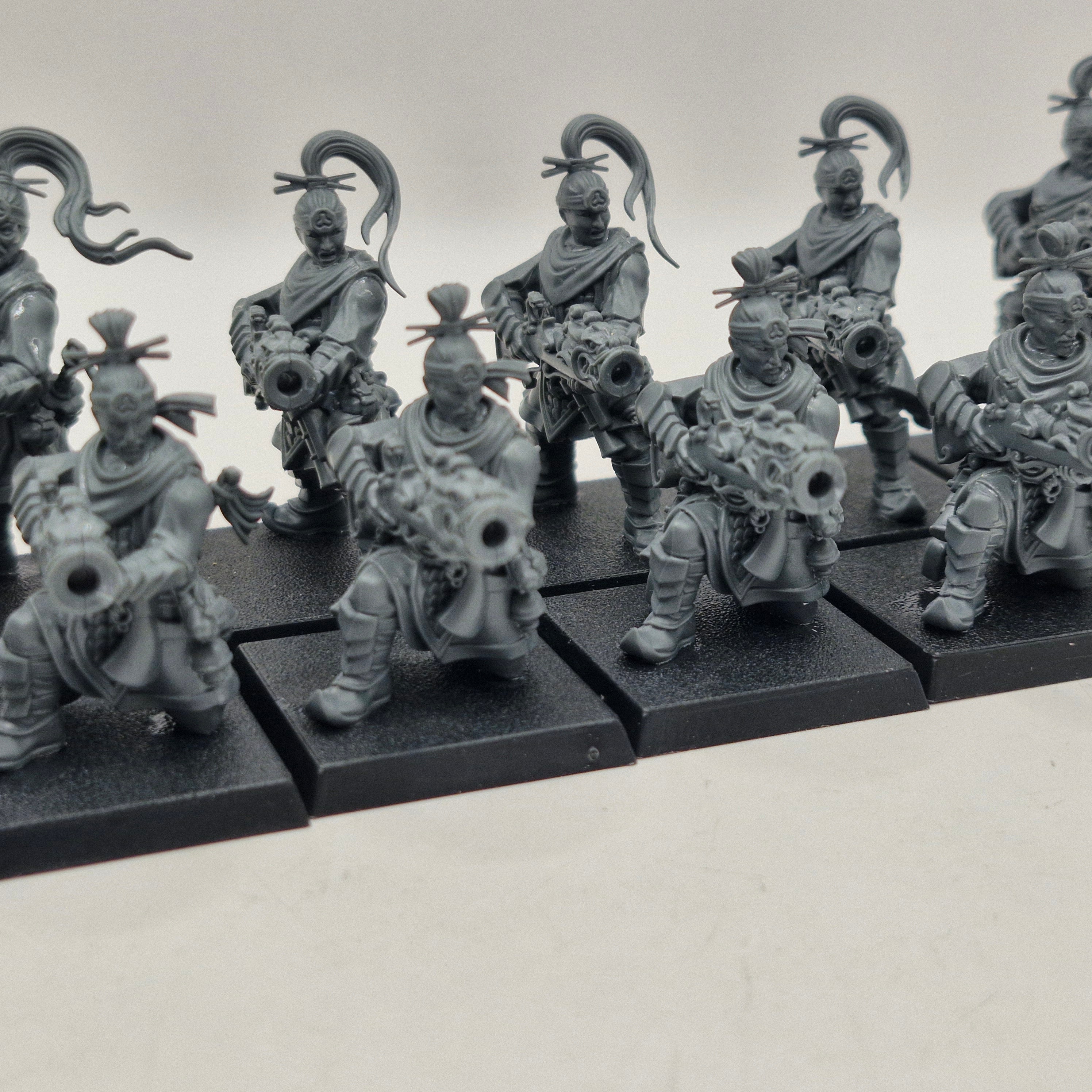 Warhammer the Old World Grand Cathay Iron Hail Gunners x12 BJ108 - Image 3