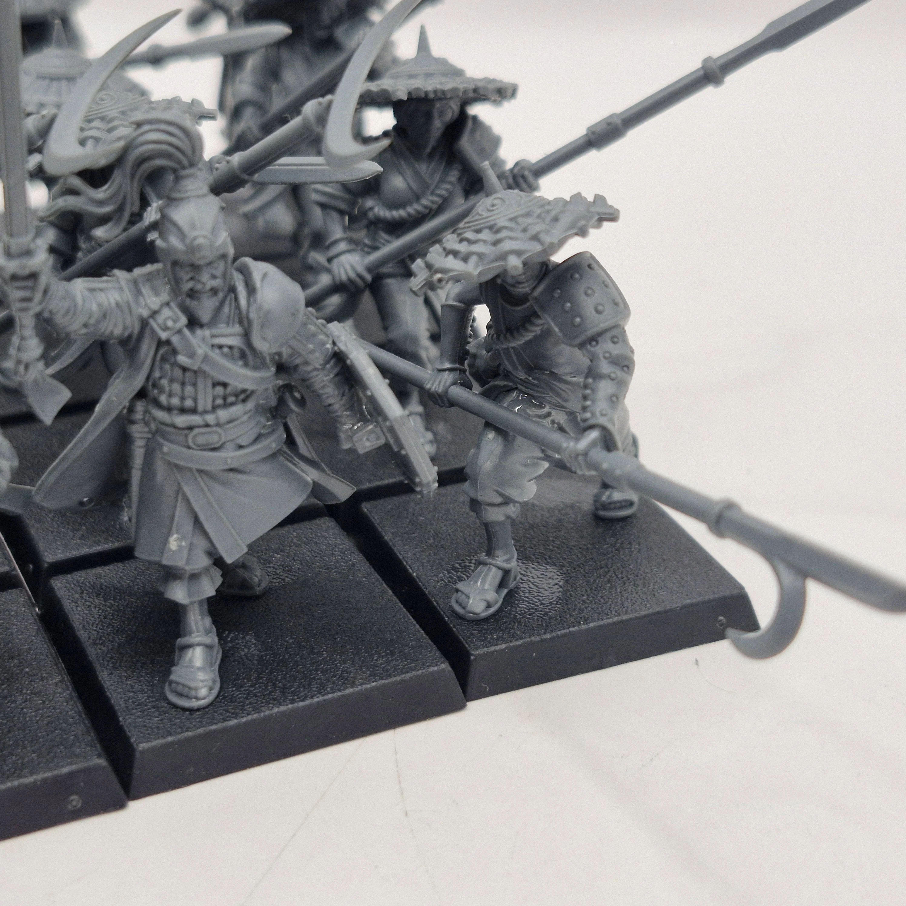 Warhammer the Old World Grand Cathay Peasant Levy Spearmen x20 BA096 - Image 6