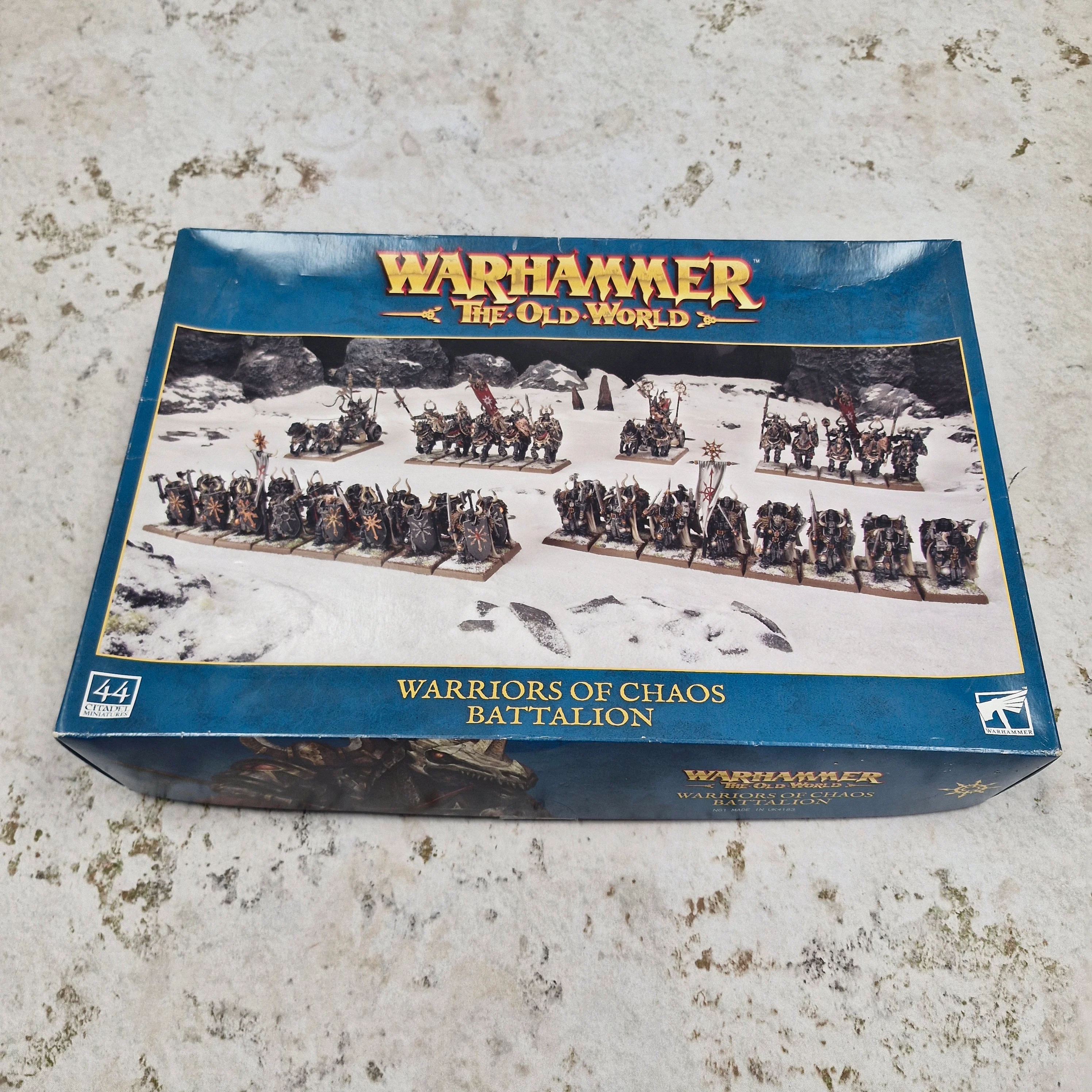Warhammer the Old World Warriors of Chaos Batallion - Incomplete AV338